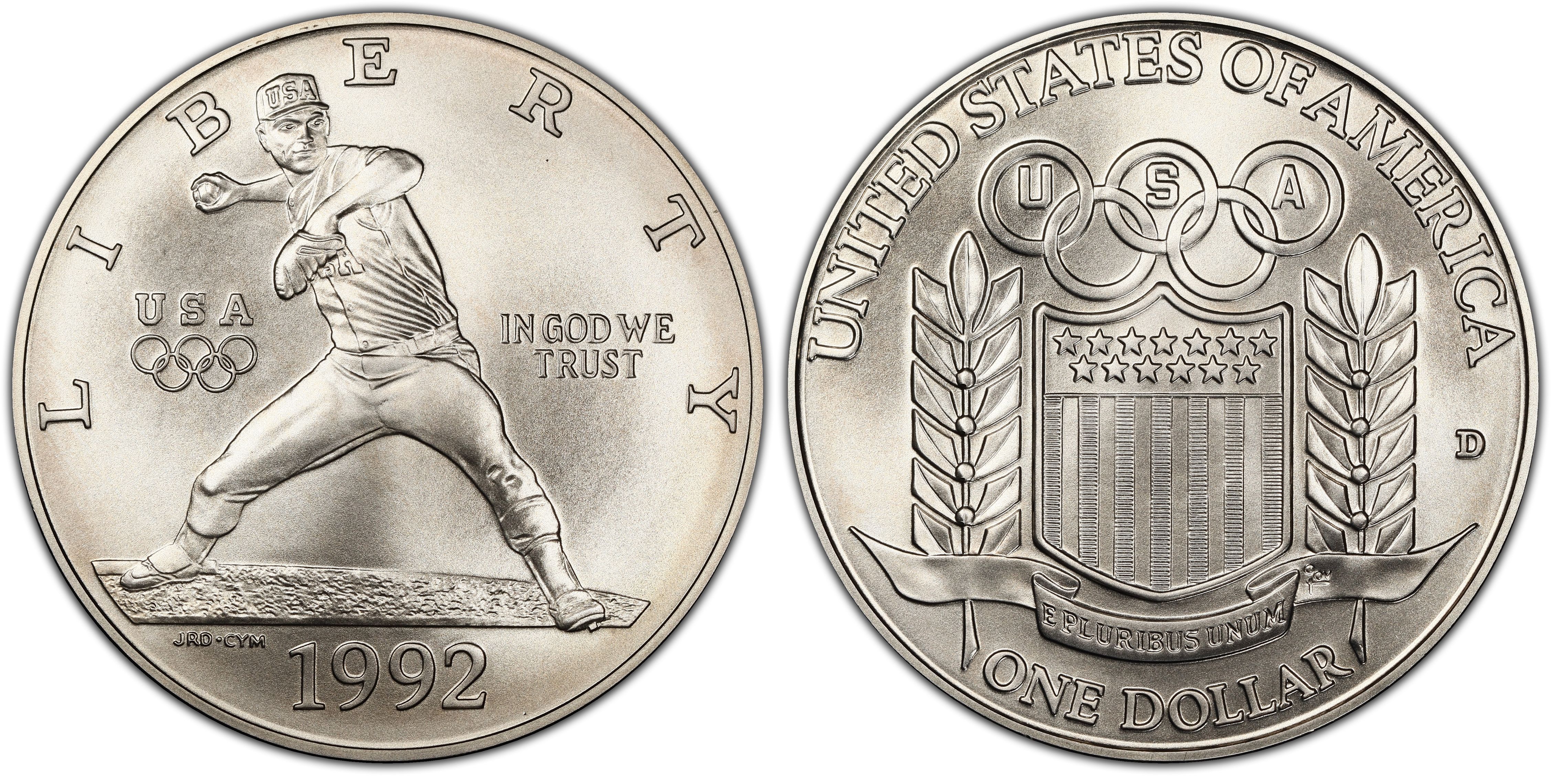 1992 P Olympics Commemorative Coin Half Dollar NGC MS 70 MS70 