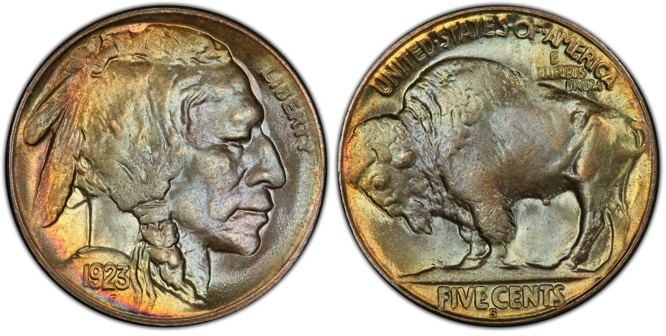 1923 S 5C Regular Strike Buffalo Nickel PCGS CoinFacts