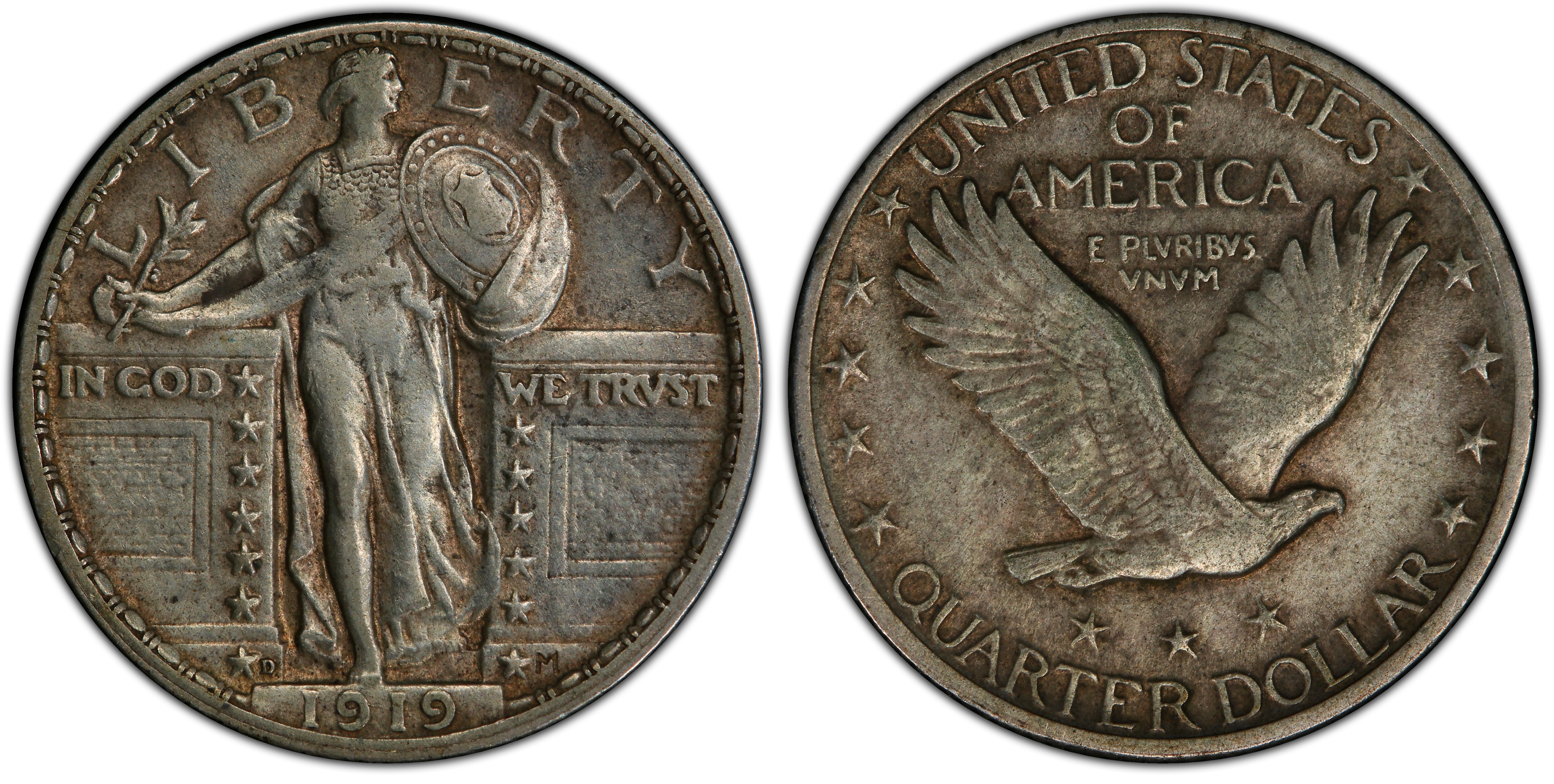 Images Of Standing Liberty Quarter 1919-D 25C - PCGS CoinFacts