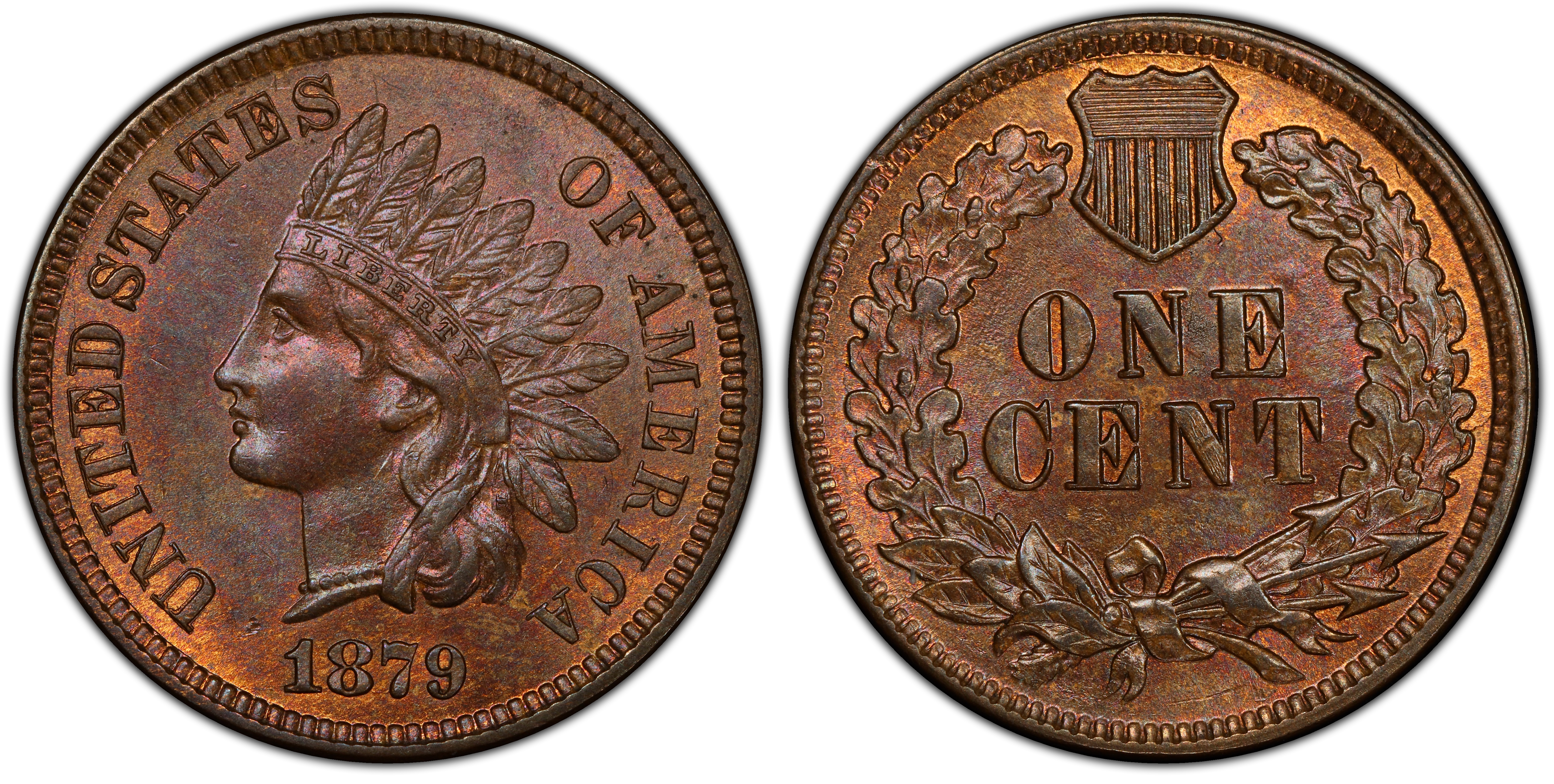 1879 1C, BN (Regular Strike) Indian Cent - PCGS CoinFacts