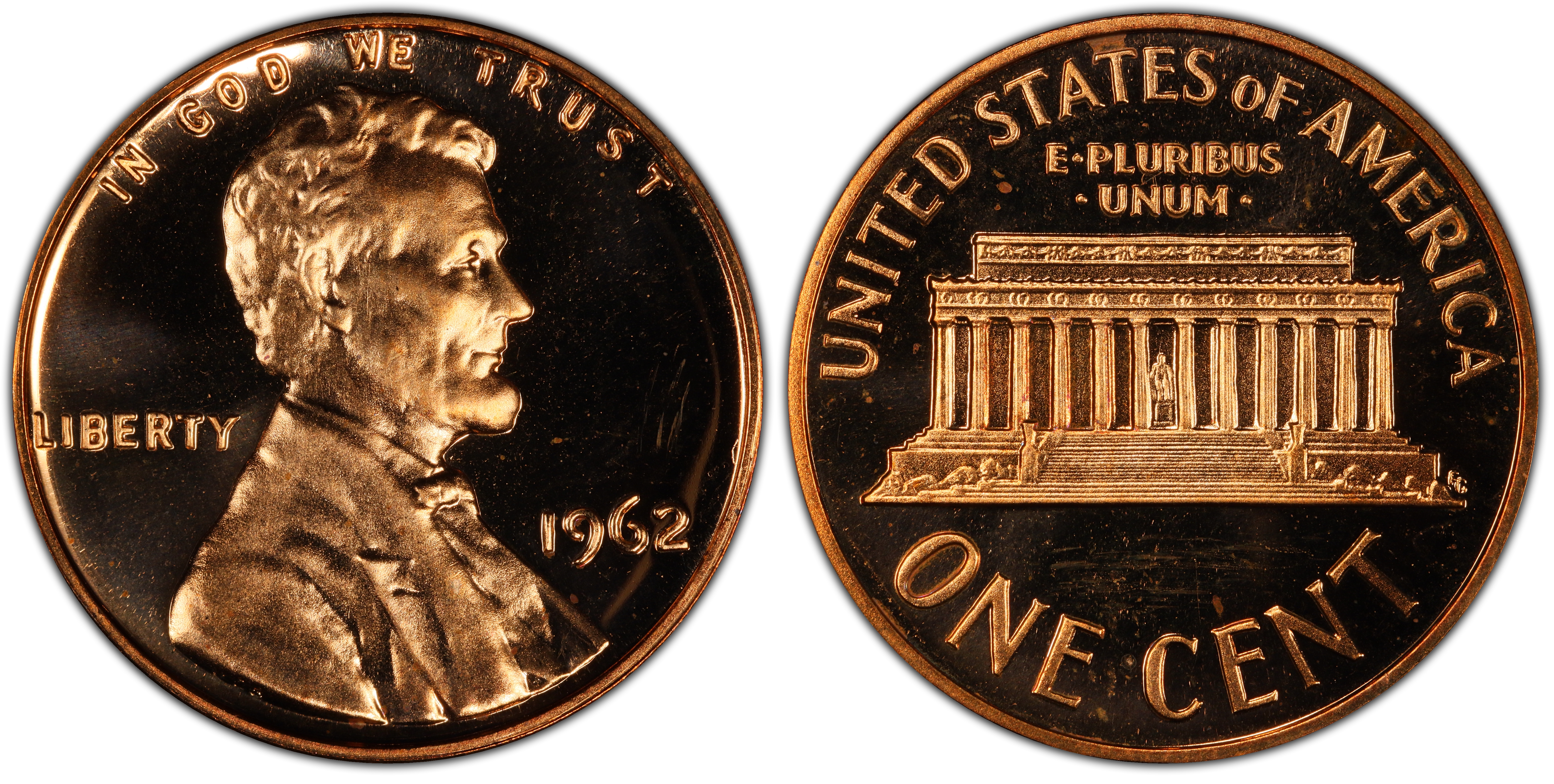 1962 1C, CAM (Proof) Lincoln Cent (Modern) - PCGS CoinFacts