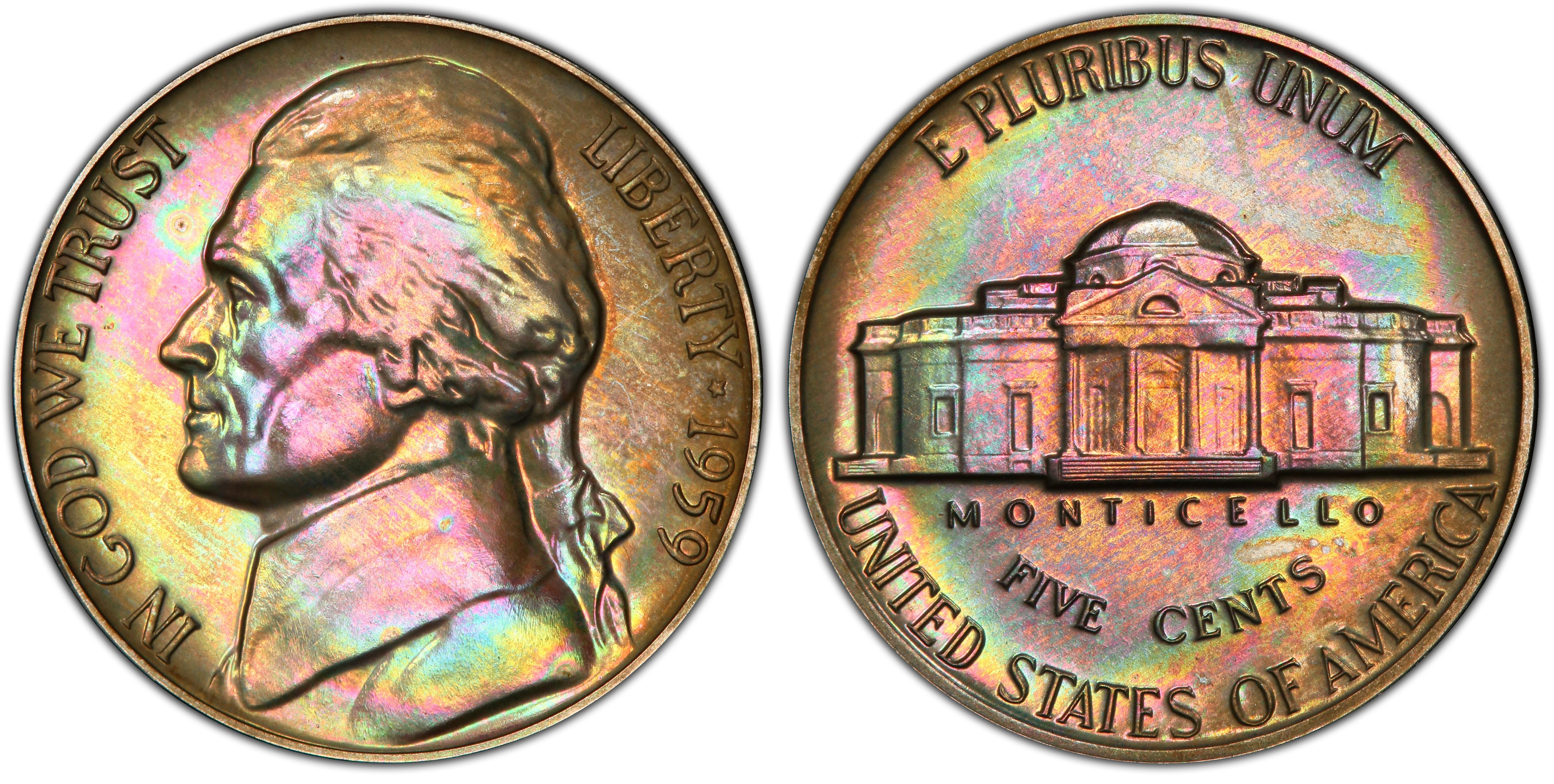1959 5C (Proof) Jefferson Nickel - PCGS CoinFacts