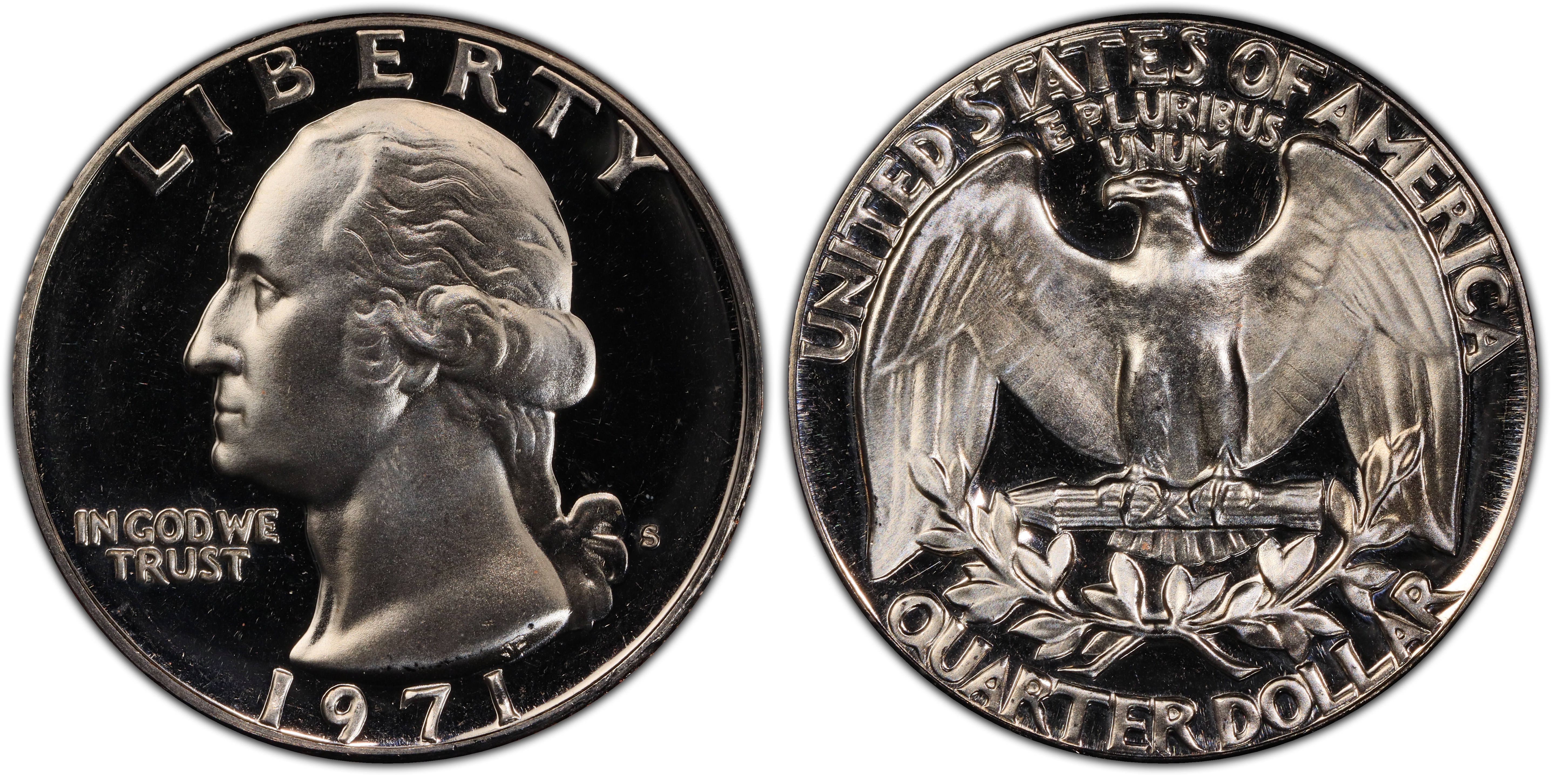 1971-S 25C, DCAM (Proof) Washington Quarter - PCGS CoinFacts