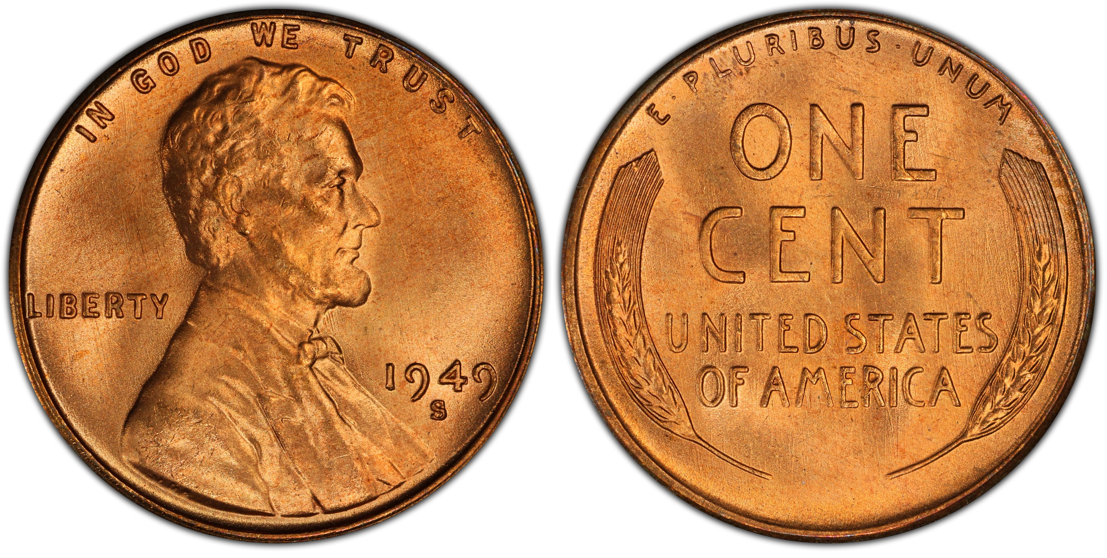 1949-S Abraham Lincoln Small Cent