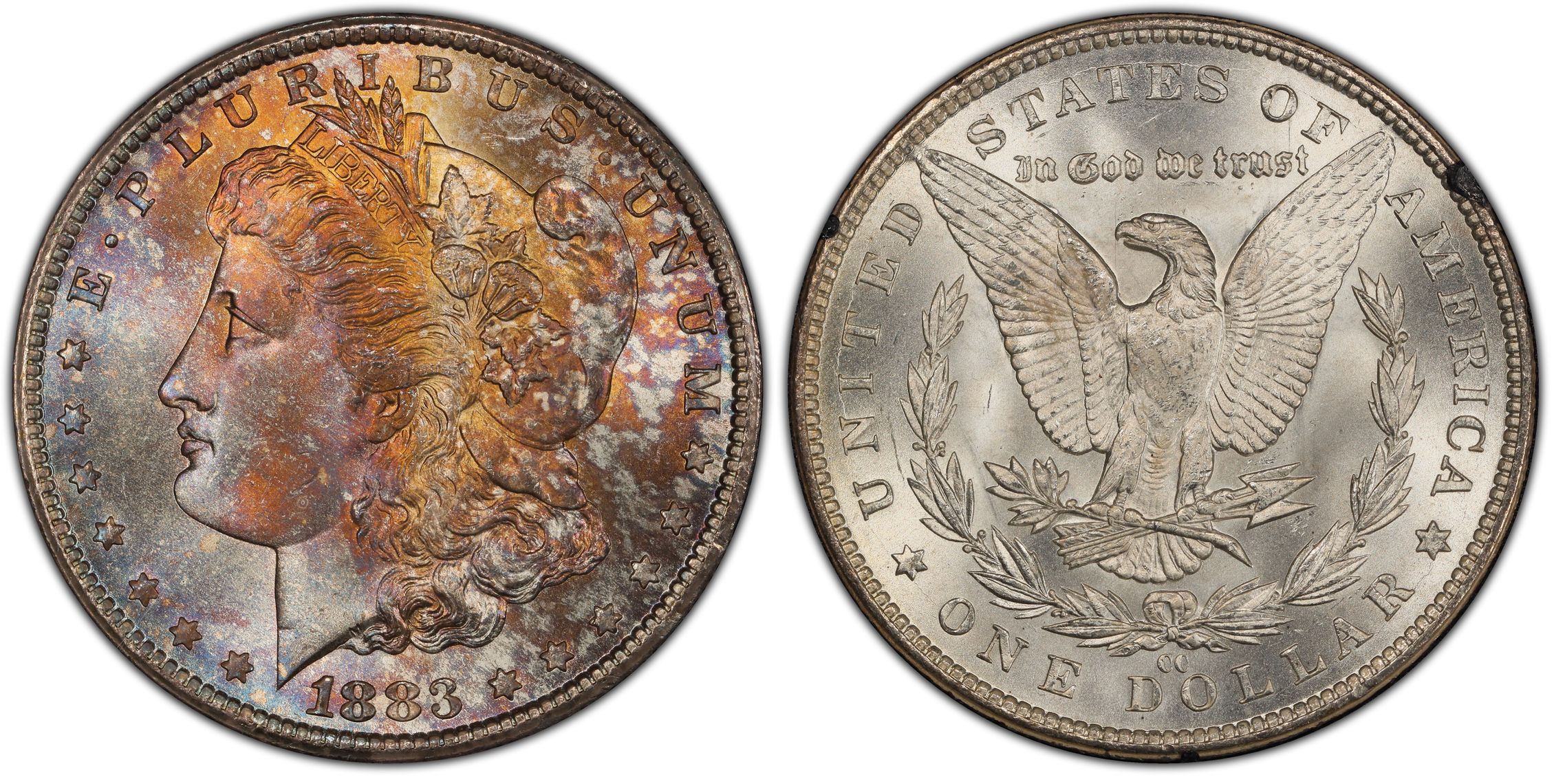 1883-CC $1 GSA Hoard (Regular Strike) Morgan Dollar - PCGS CoinFacts