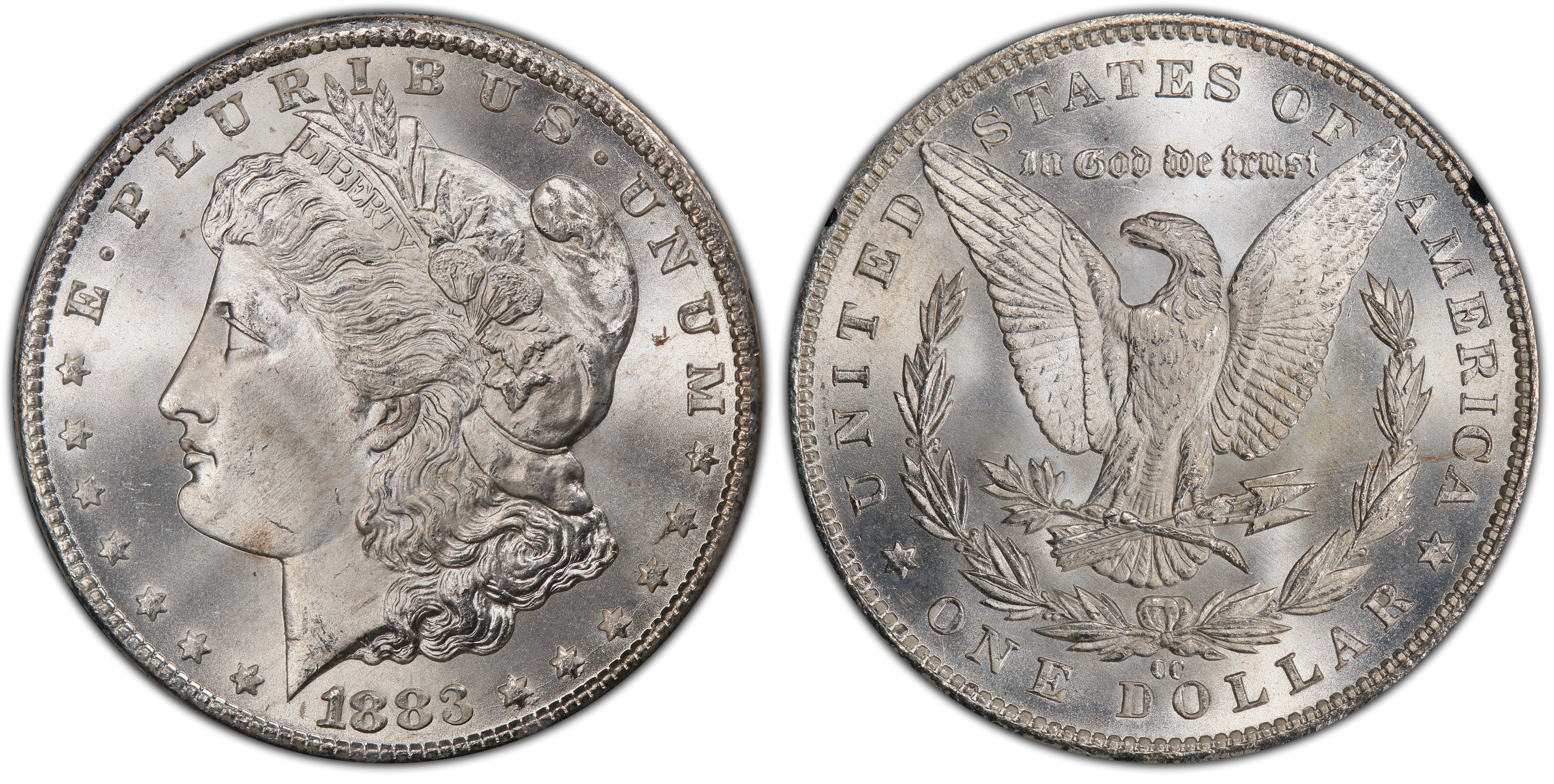 1883-CC $1 GSA Hoard (Regular Strike) Morgan Dollar - PCGS CoinFacts