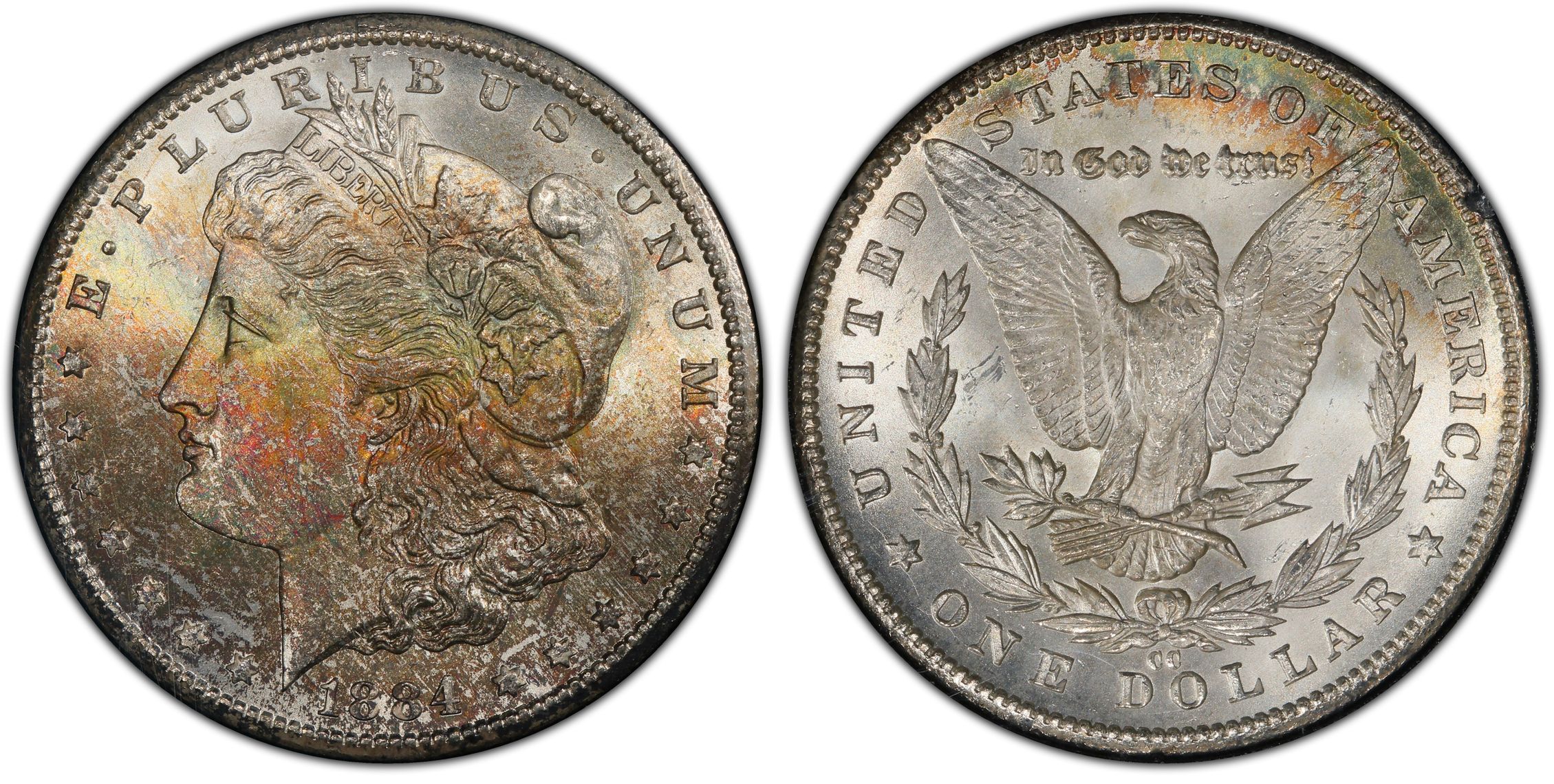 1884-CC $1 GSA Hoard (Regular Strike) Morgan Dollar - PCGS CoinFacts