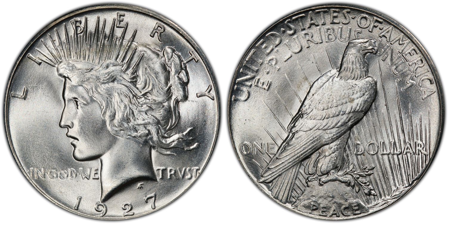 1927 $1 (Regular Strike) Peace Dollar - PCGS CoinFacts