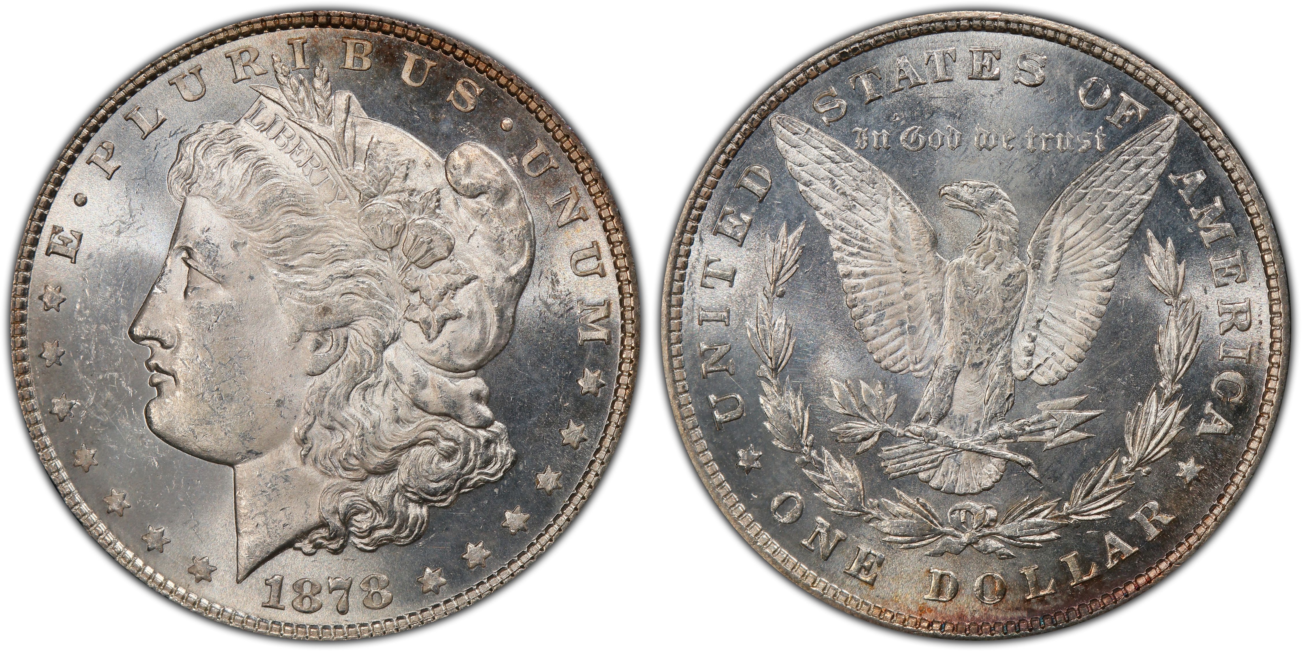 1878 8TF $1 VAM 23 Crazy Lips (Regular Strike) Morgan Dollar