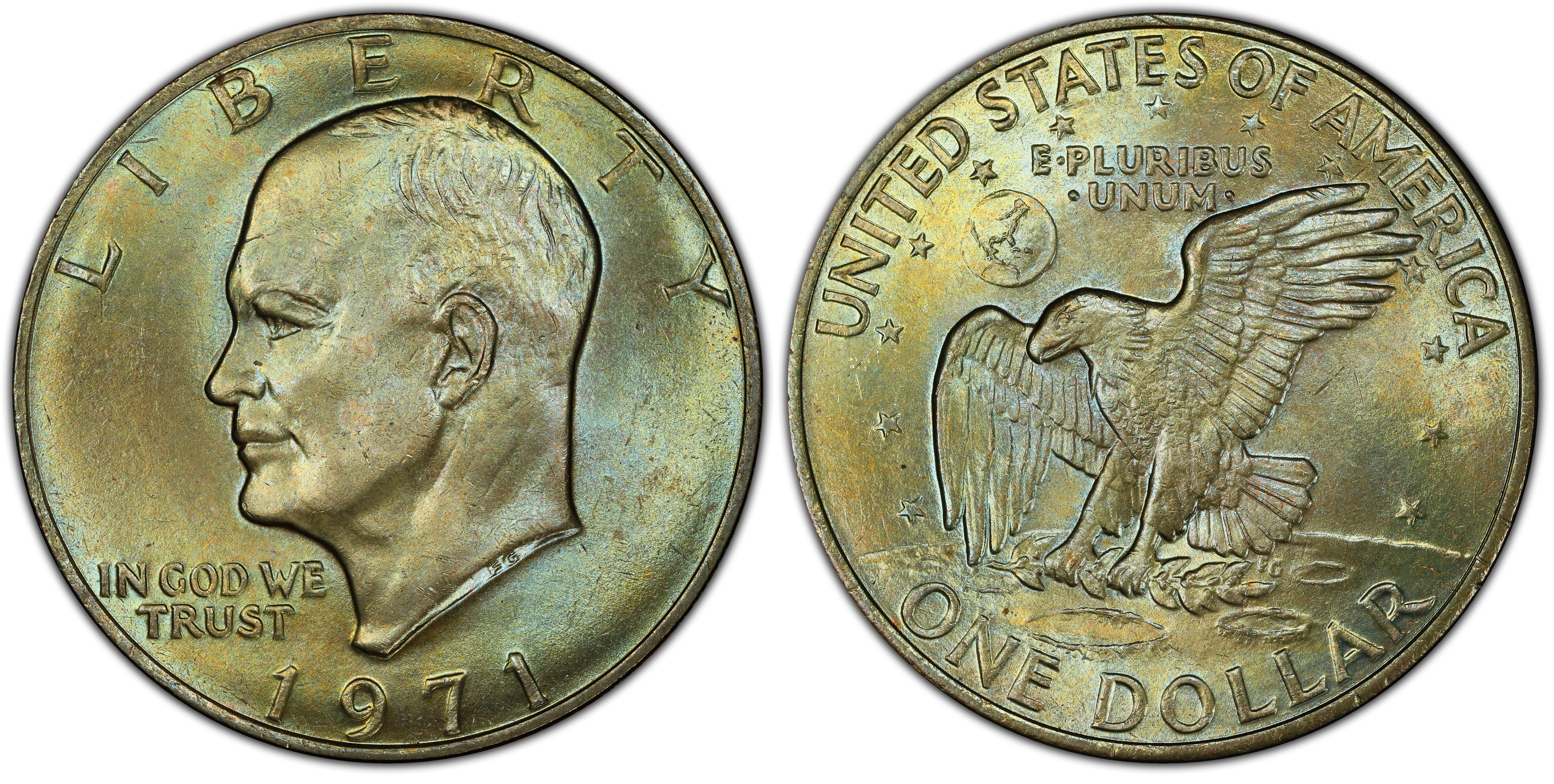 1971 1 Regular Strike Ike Dollar PCGS CoinFacts