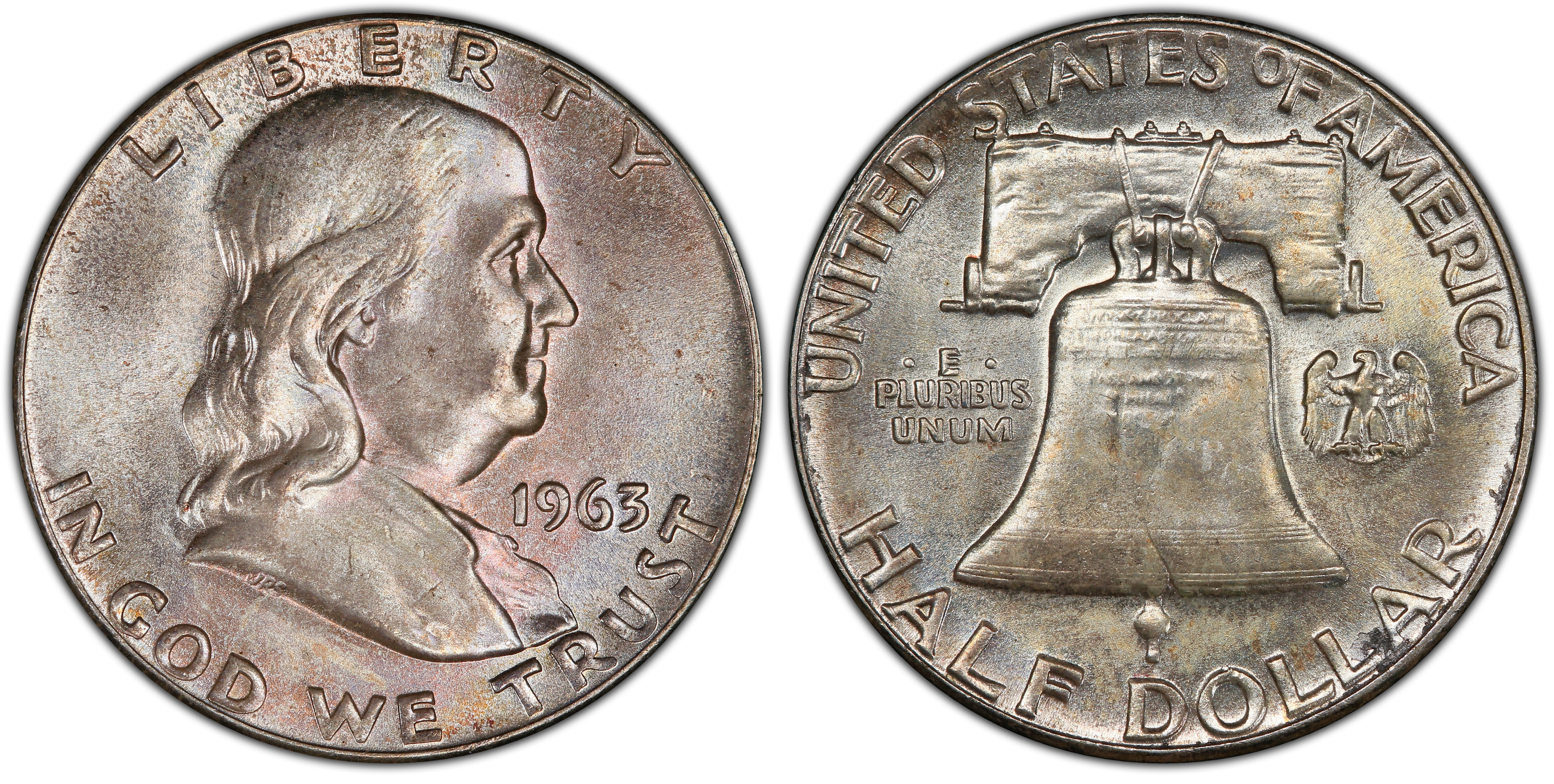 1963 50C (Regular Strike) Franklin Half Dollar - PCGS CoinFacts