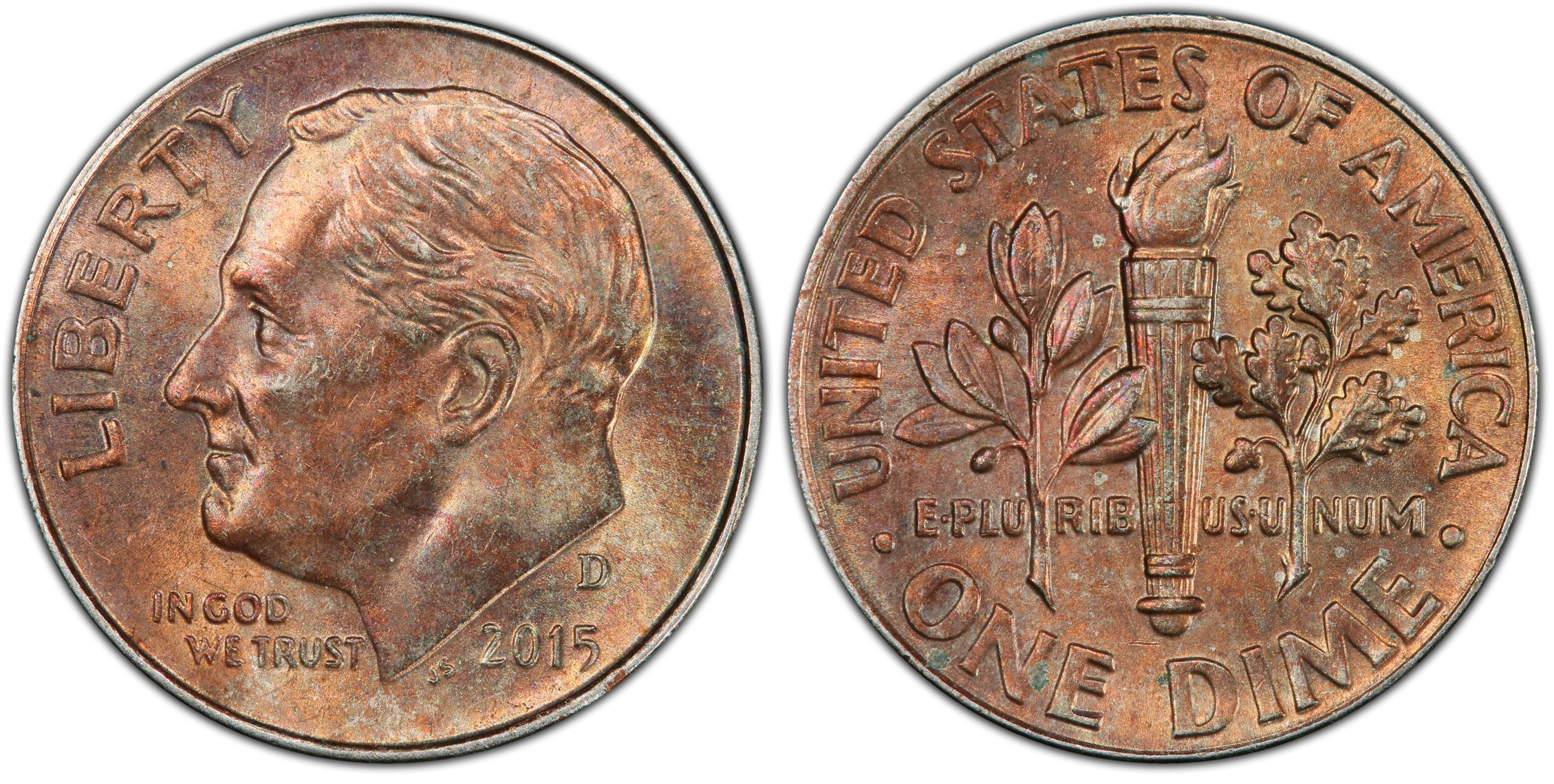 2015-D 10C (Regular Strike) Roosevelt Dime - PCGS CoinFacts