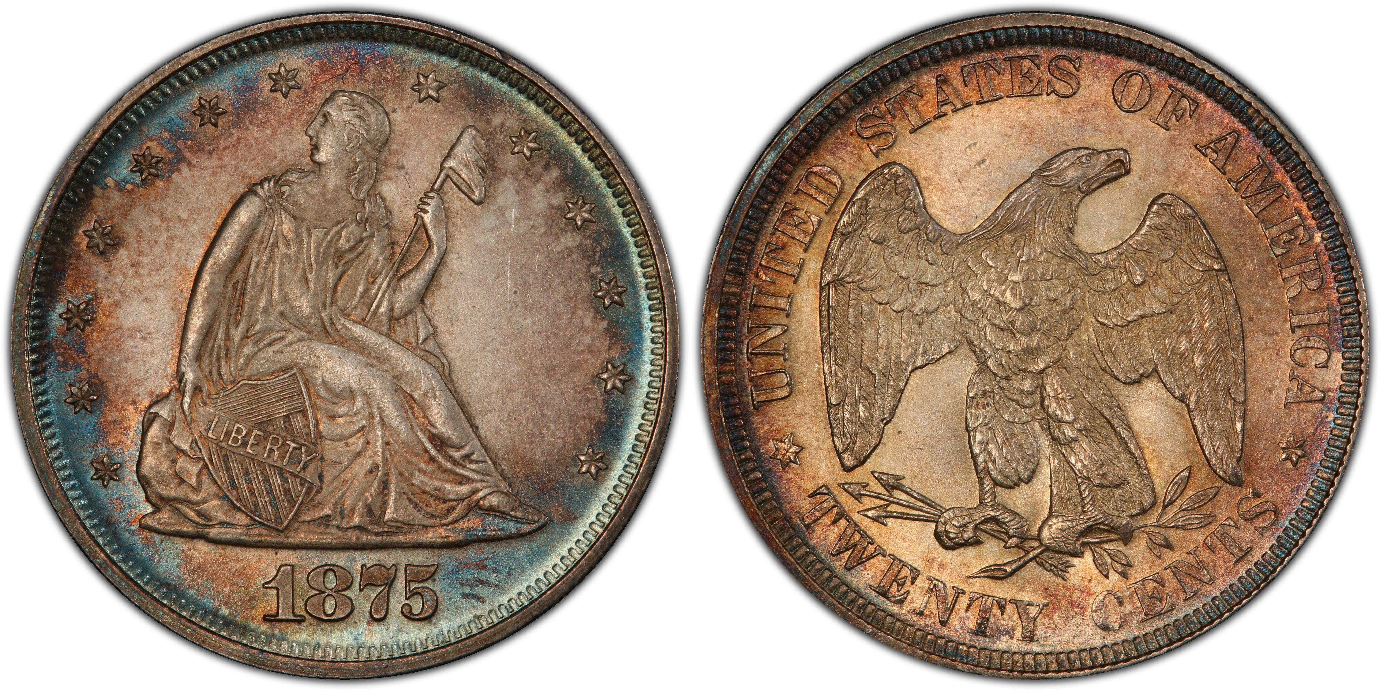 1875 20C (Regular Strike) Twenty Cent - PCGS CoinFacts