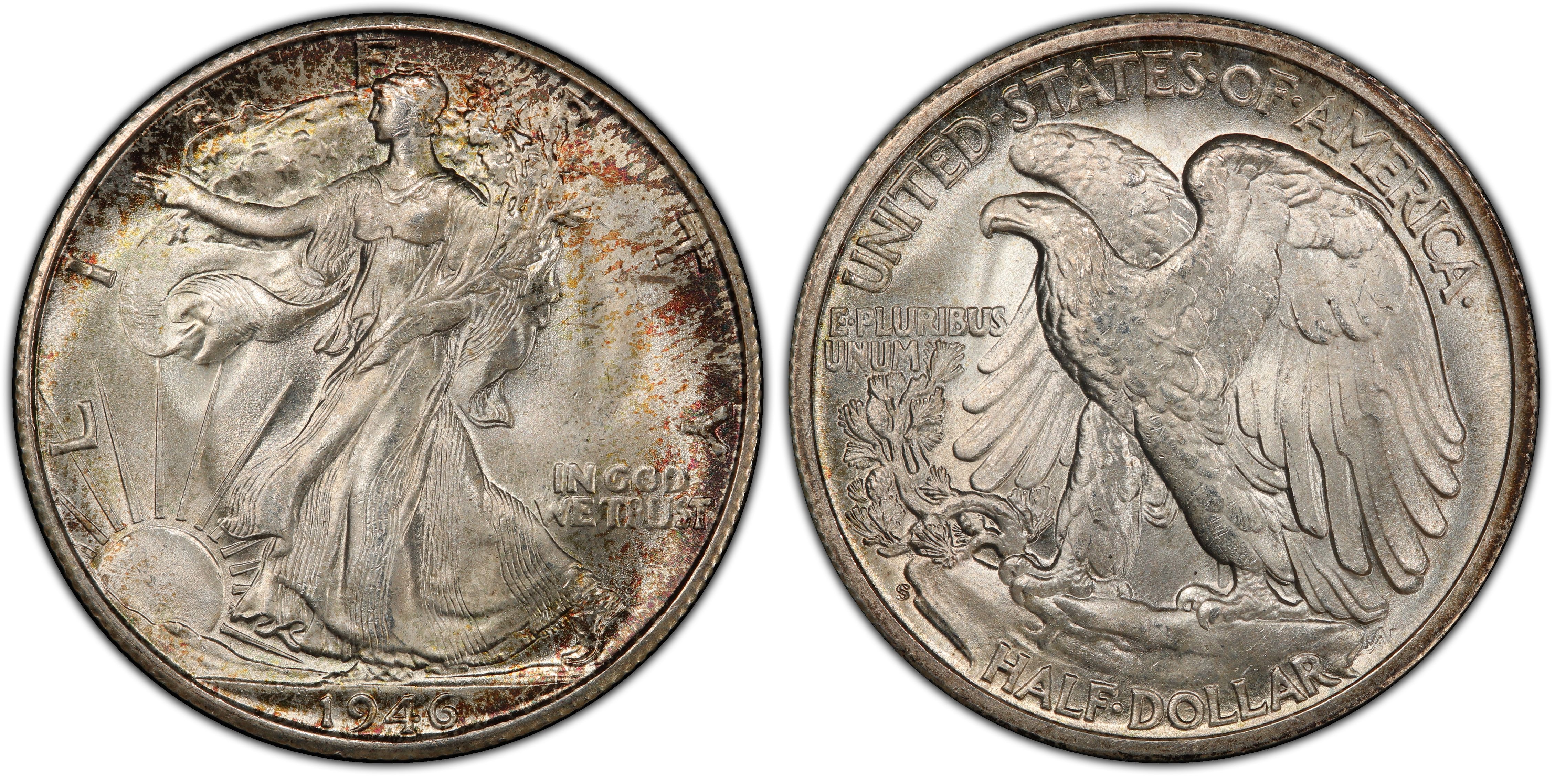 1946-S 50C (Regular Strike) Walking Liberty Half Dollar - PCGS