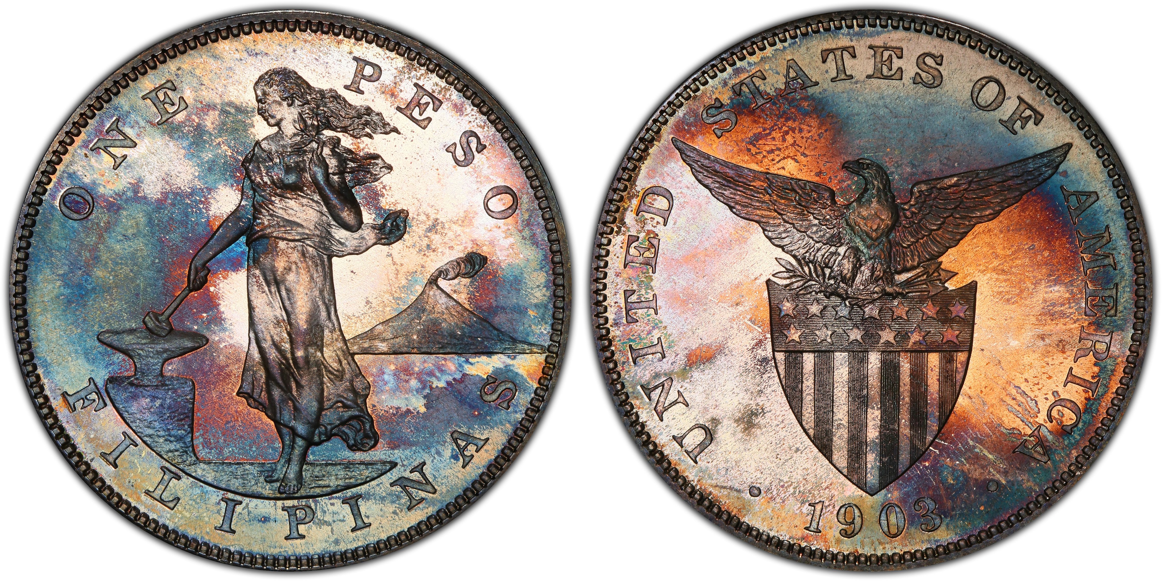 1903 Peso (Proof) U.S. Philippines - PCGS CoinFacts