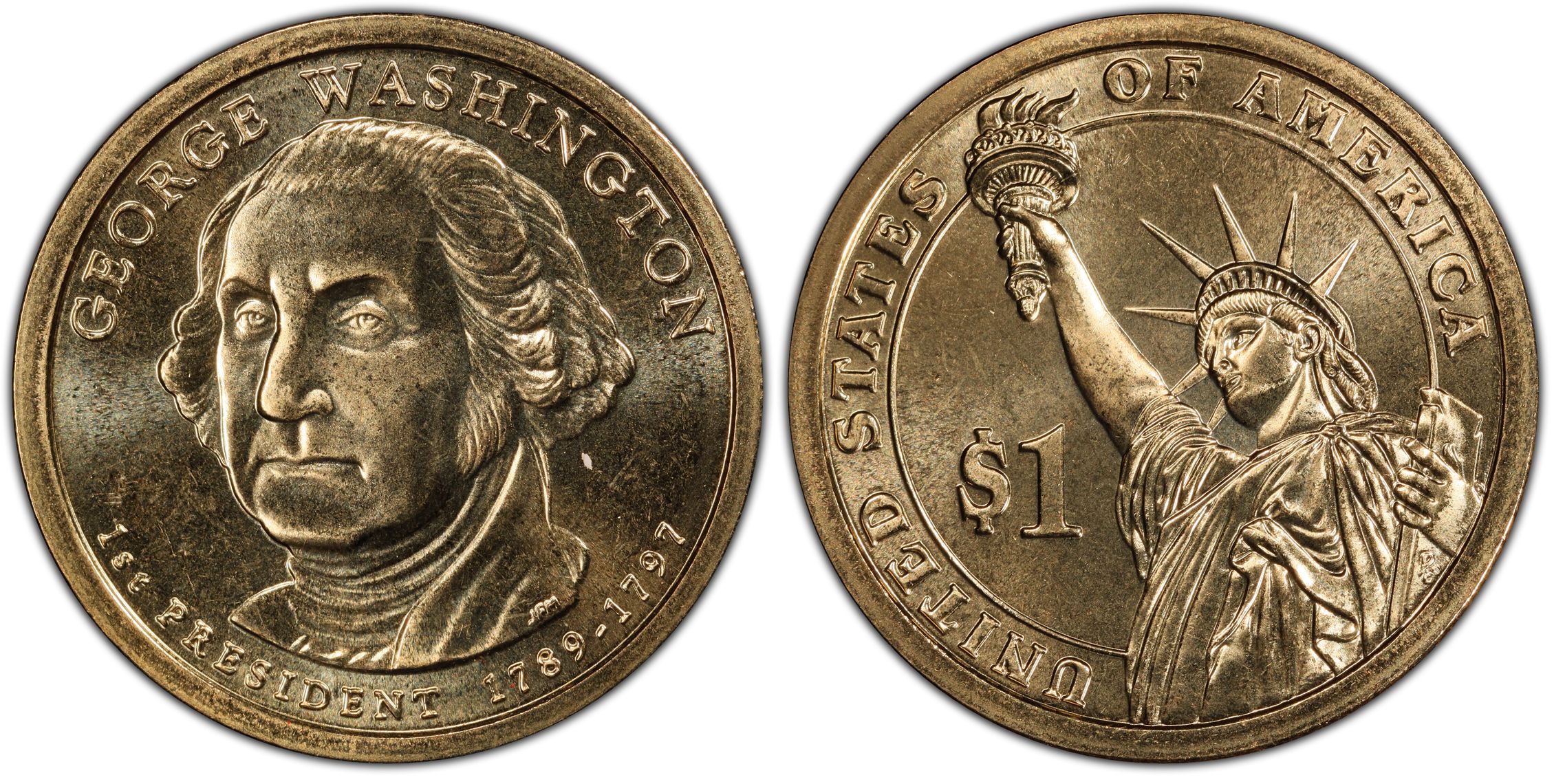 2007-D $1 G. Washington - Pos. B Satin Finish (Special Strike ...