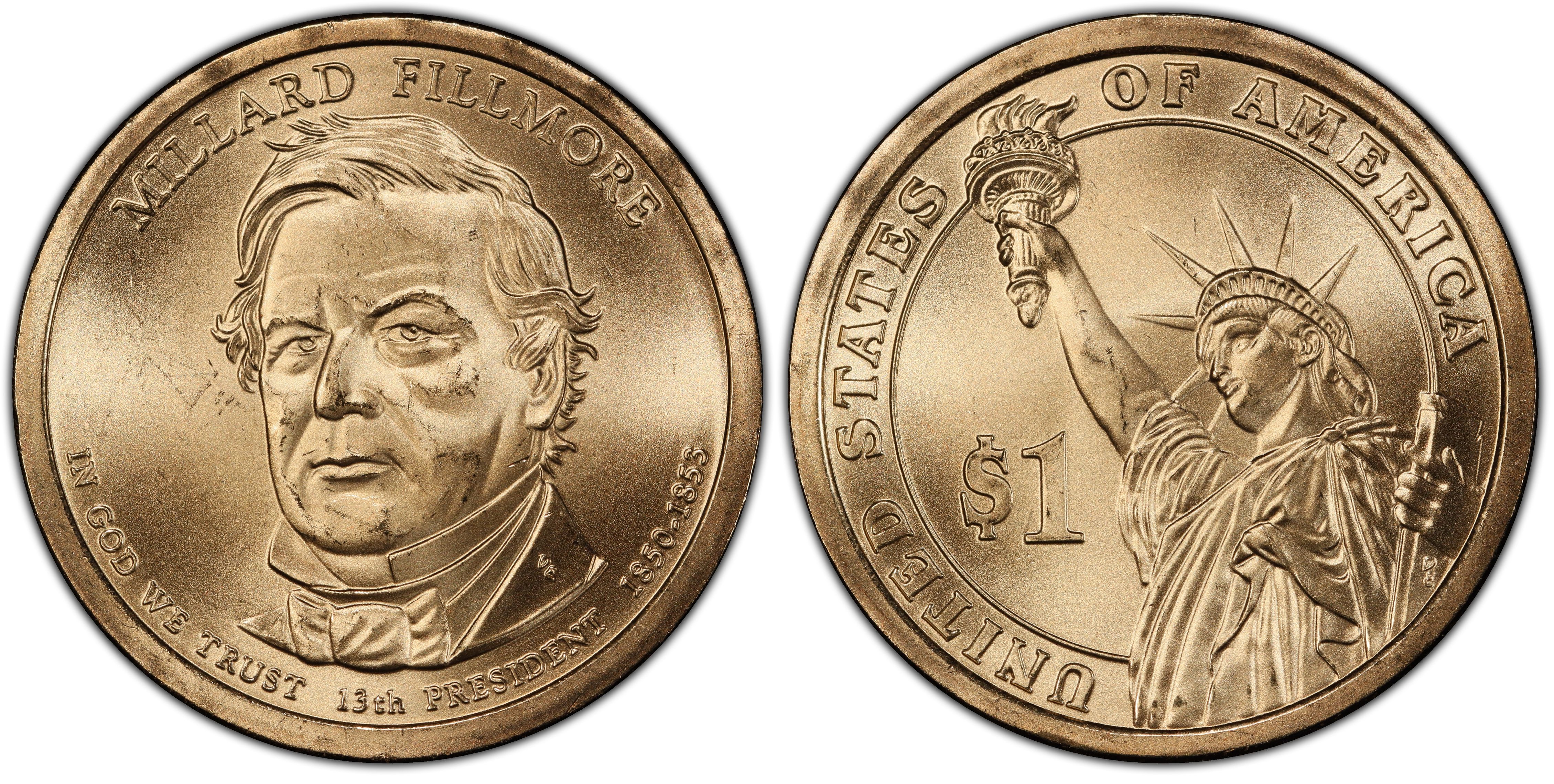 2010-P $1 Millard Fillmore - Pos B Satin Finish (Special Strike