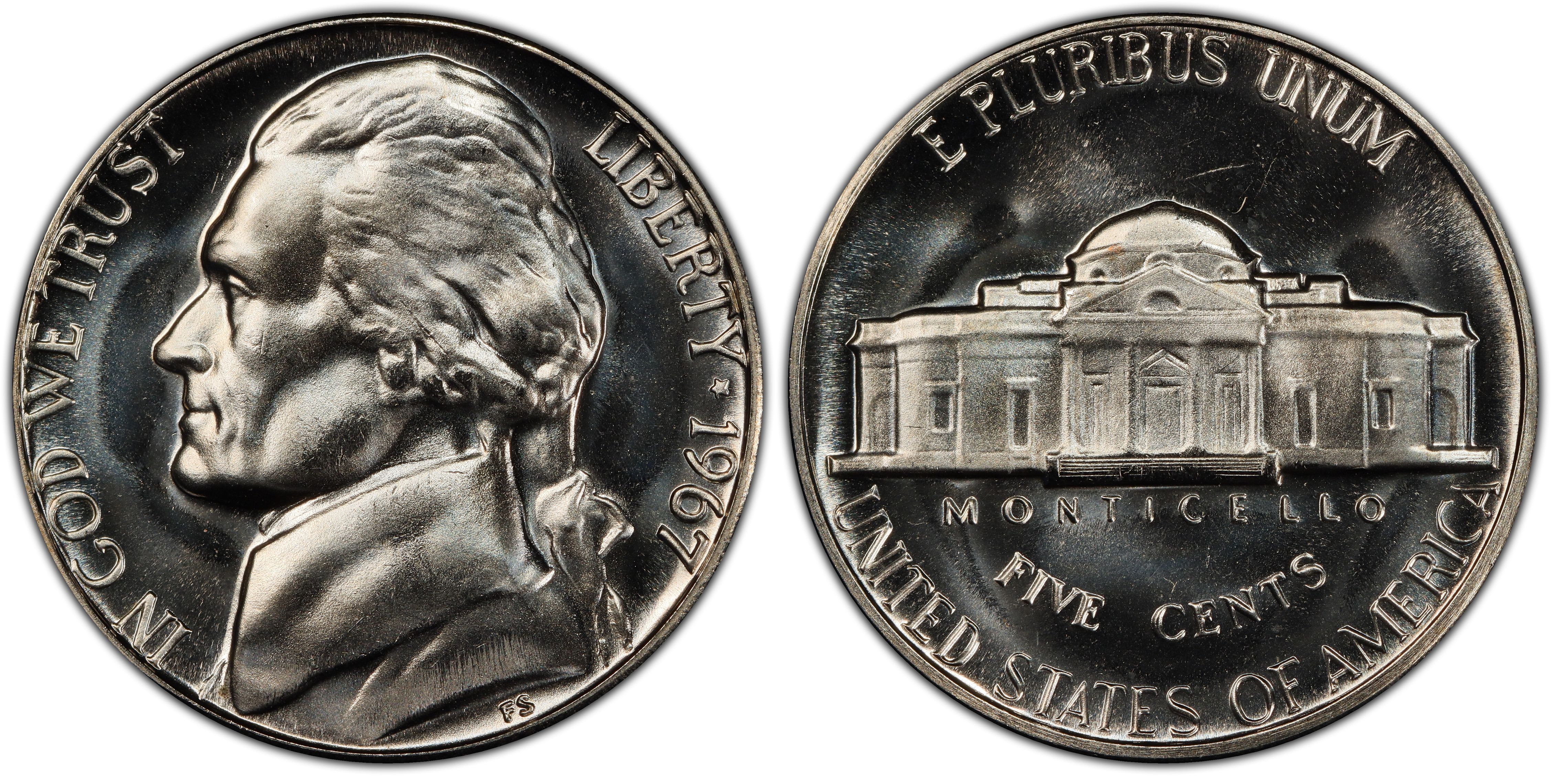 1965 1966 1967 SMS Special Mint Set Jefferson Nickels 