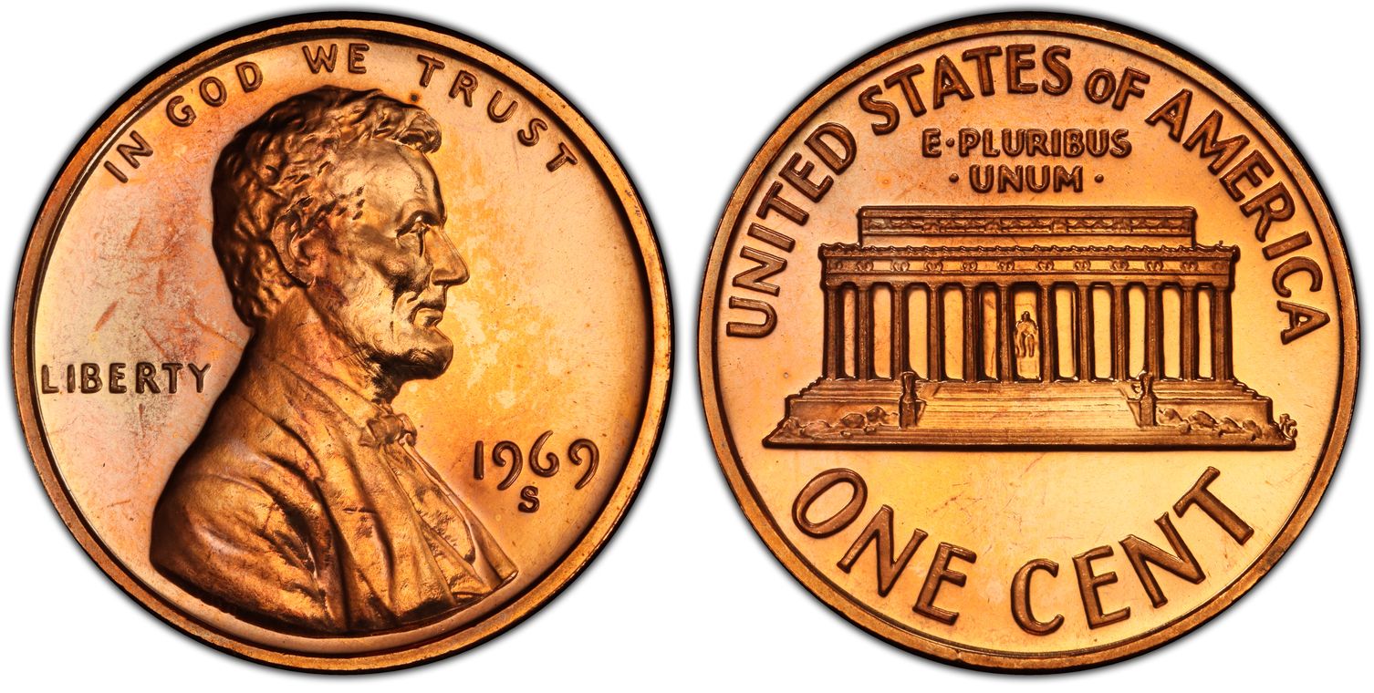 Buy 3 Items 1969-S Proof Lincoln Memorial Cent PCGS PR-68 RD CAM Get $5 Off!! 