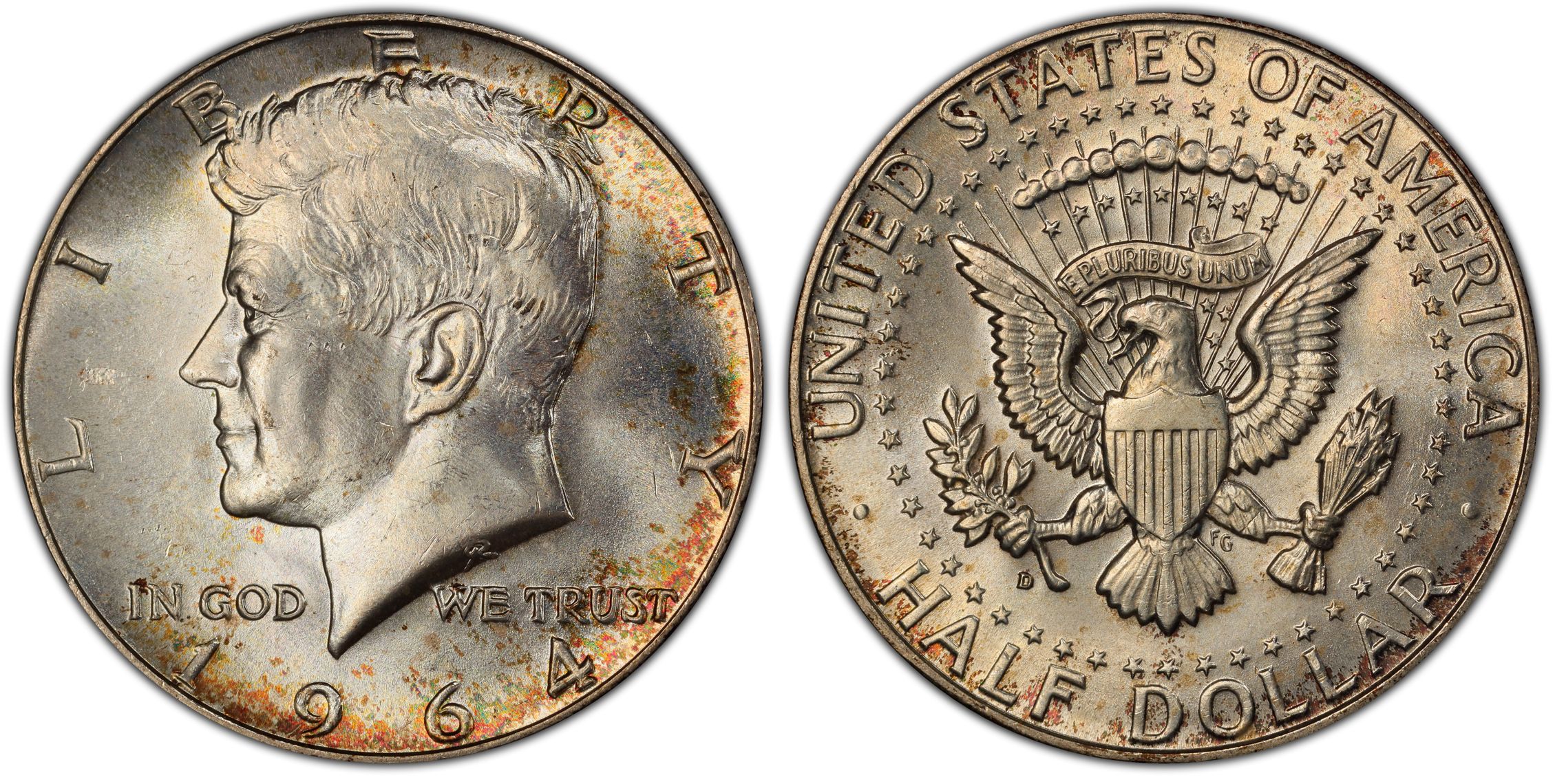 1964-D 50C DDO FS-108 (Regular Strike) Kennedy Half Dollar - PCGS CoinFacts