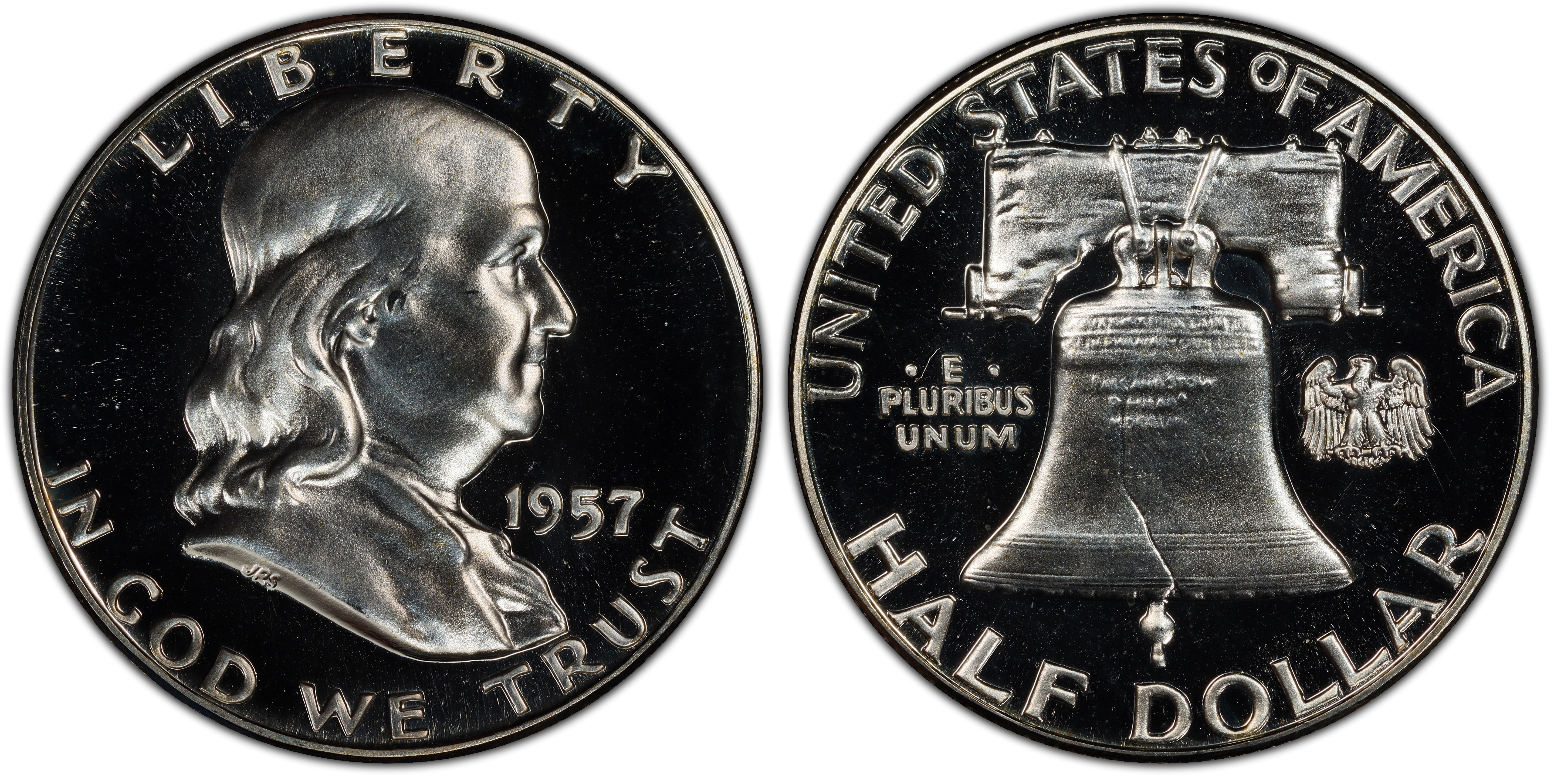 1957 50C (Proof) Franklin Half Dollar - PCGS CoinFacts