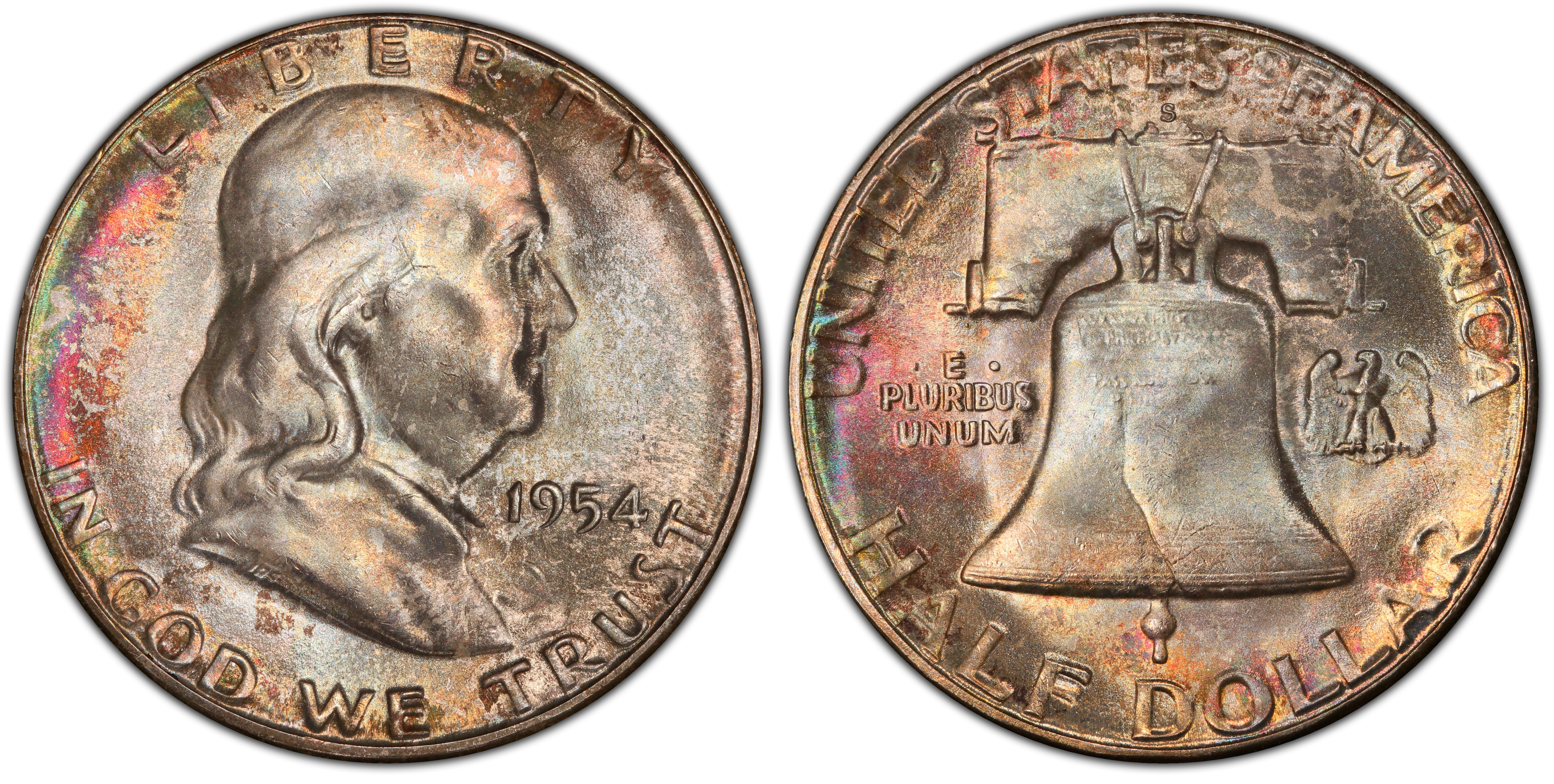 1954-S 50C, FBL (Regular Strike) Franklin Half Dollar - PCGS CoinFacts