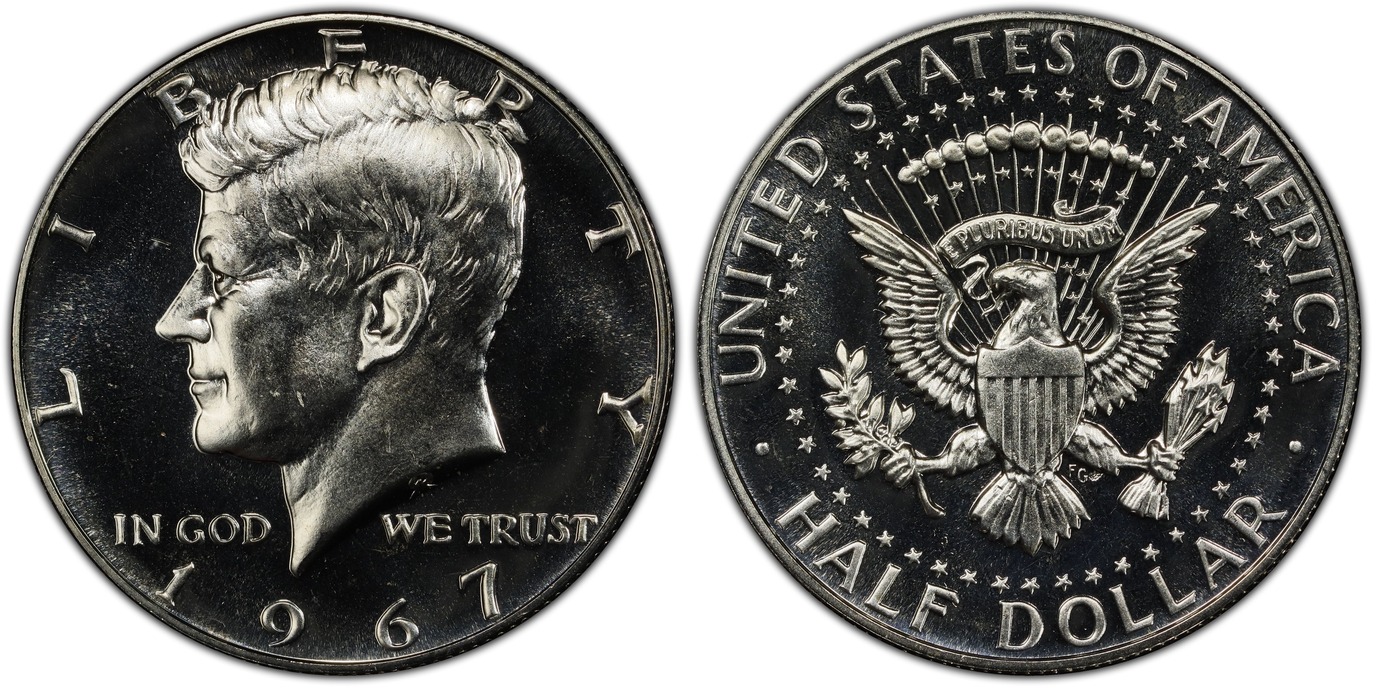 1967 50C SMS QDO FS-101 (Special Strike) Kennedy Half Dollar