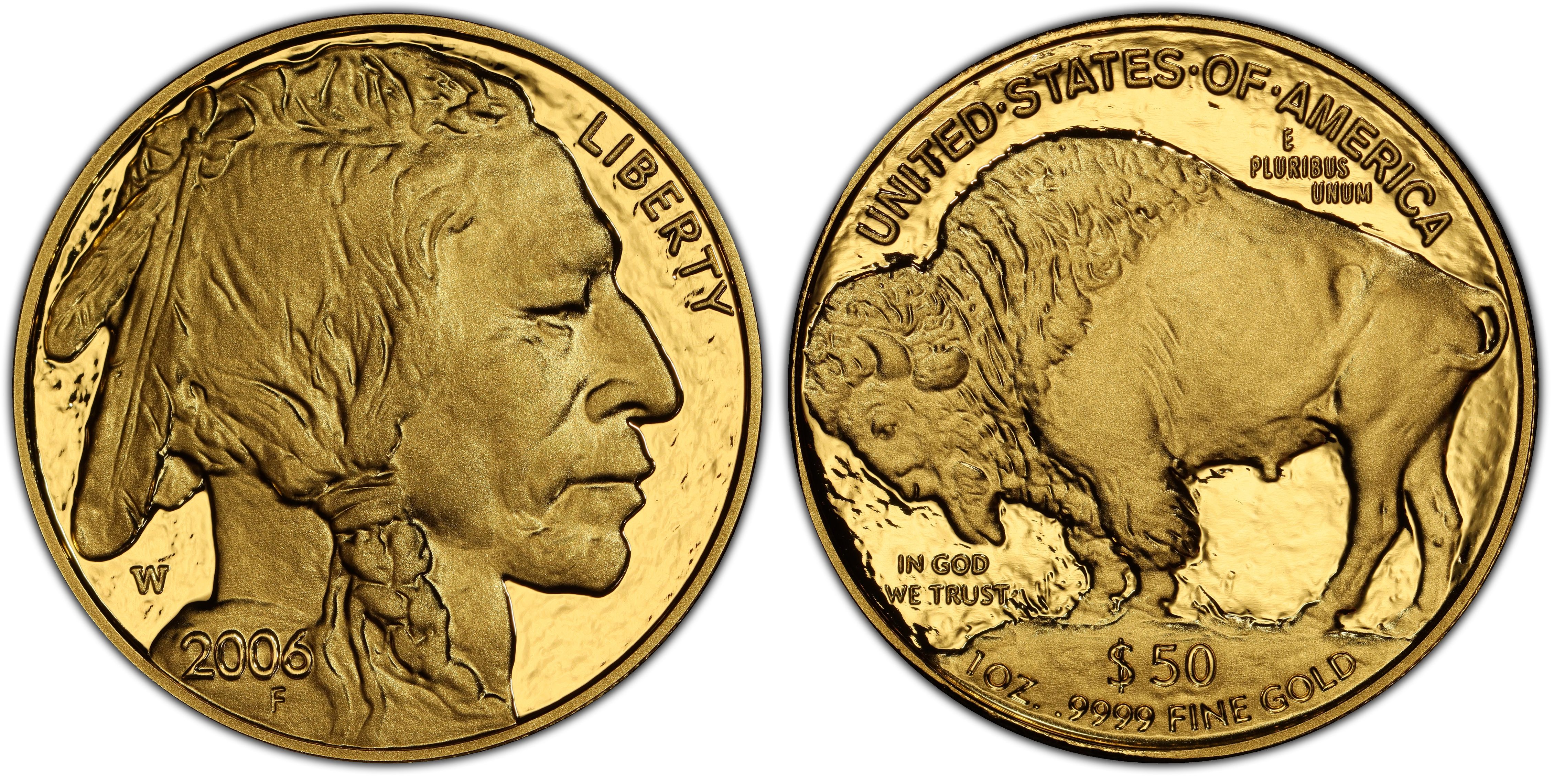 2006-W $50 American Buffalo .9999 Fine Gold First Strike, DCAM