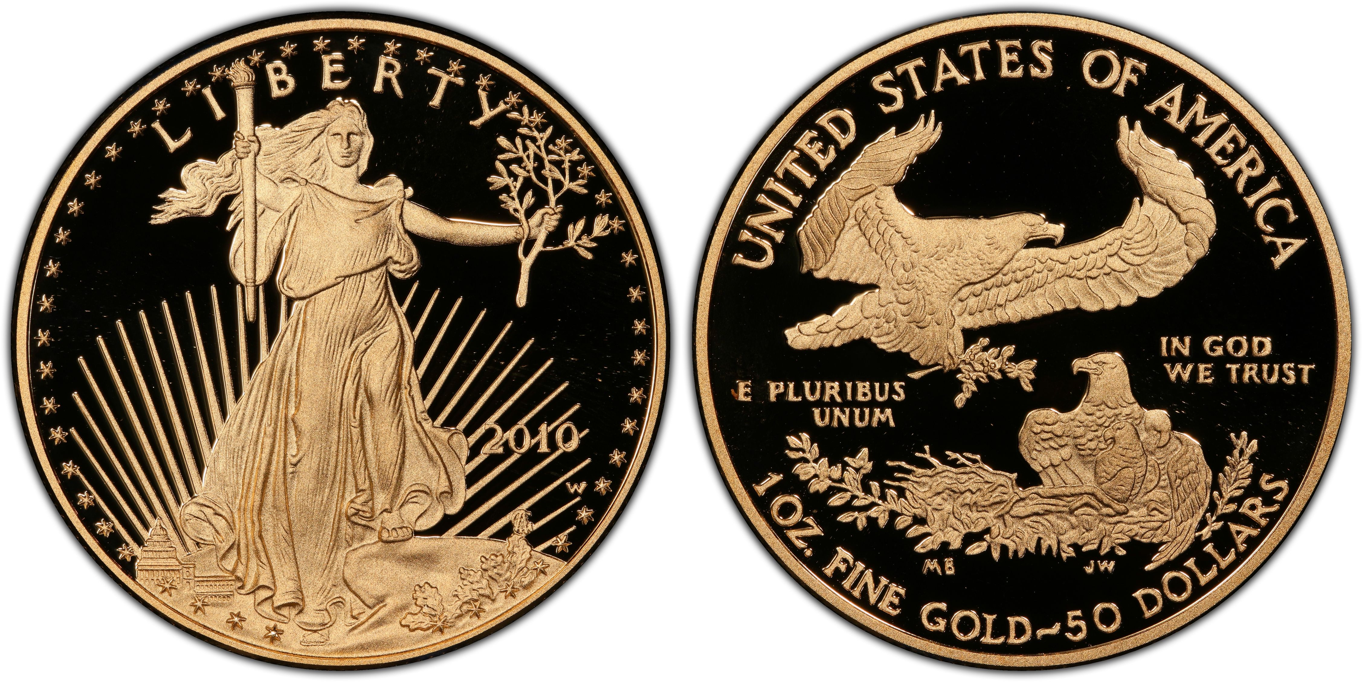 2010-W $50 Gold Eagle, DCAM (Proof) Gold Eagles - PCGS CoinFacts