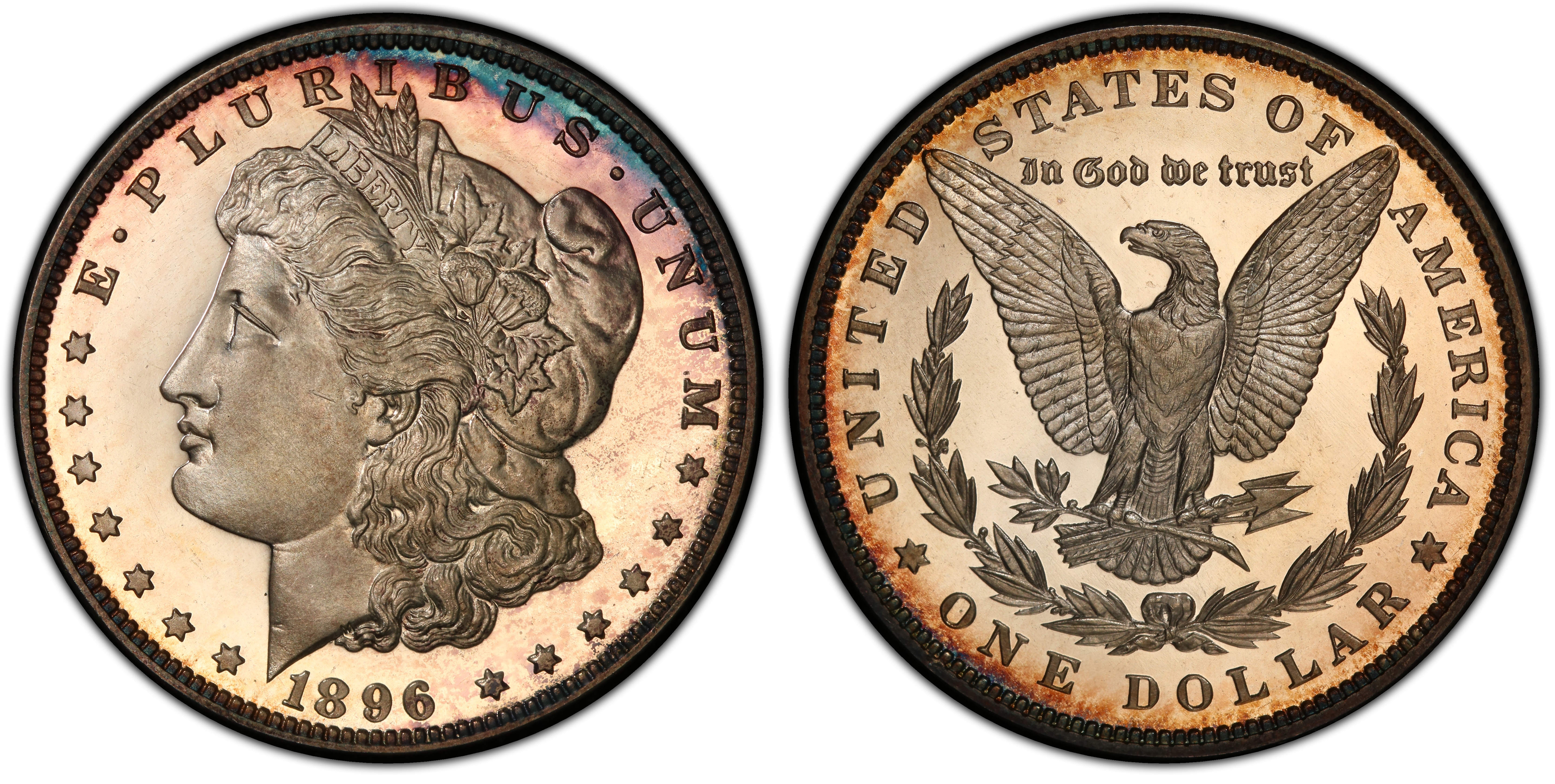 1896-s $1 Morgan Dollar Pcgs - Rinkor Rare Coins