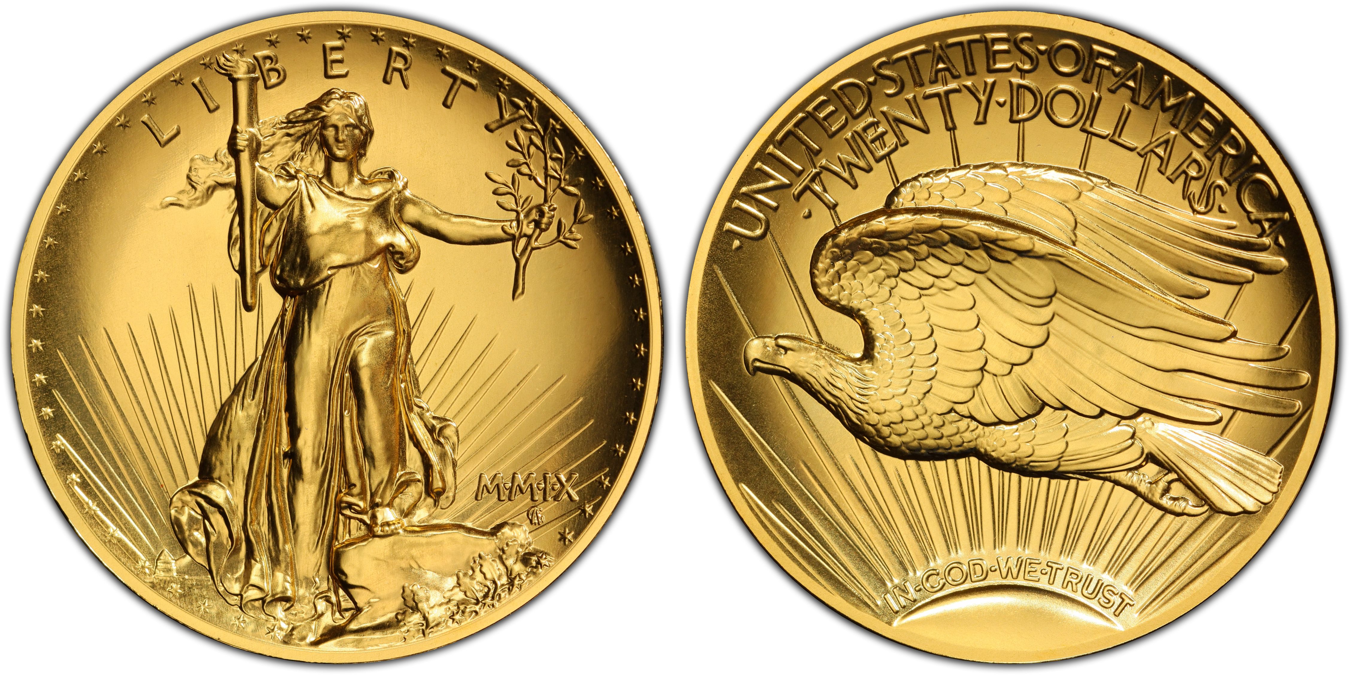NO COIN COA & Book 2009 Ultra Relief Double Eagle Gold Coin with Box 