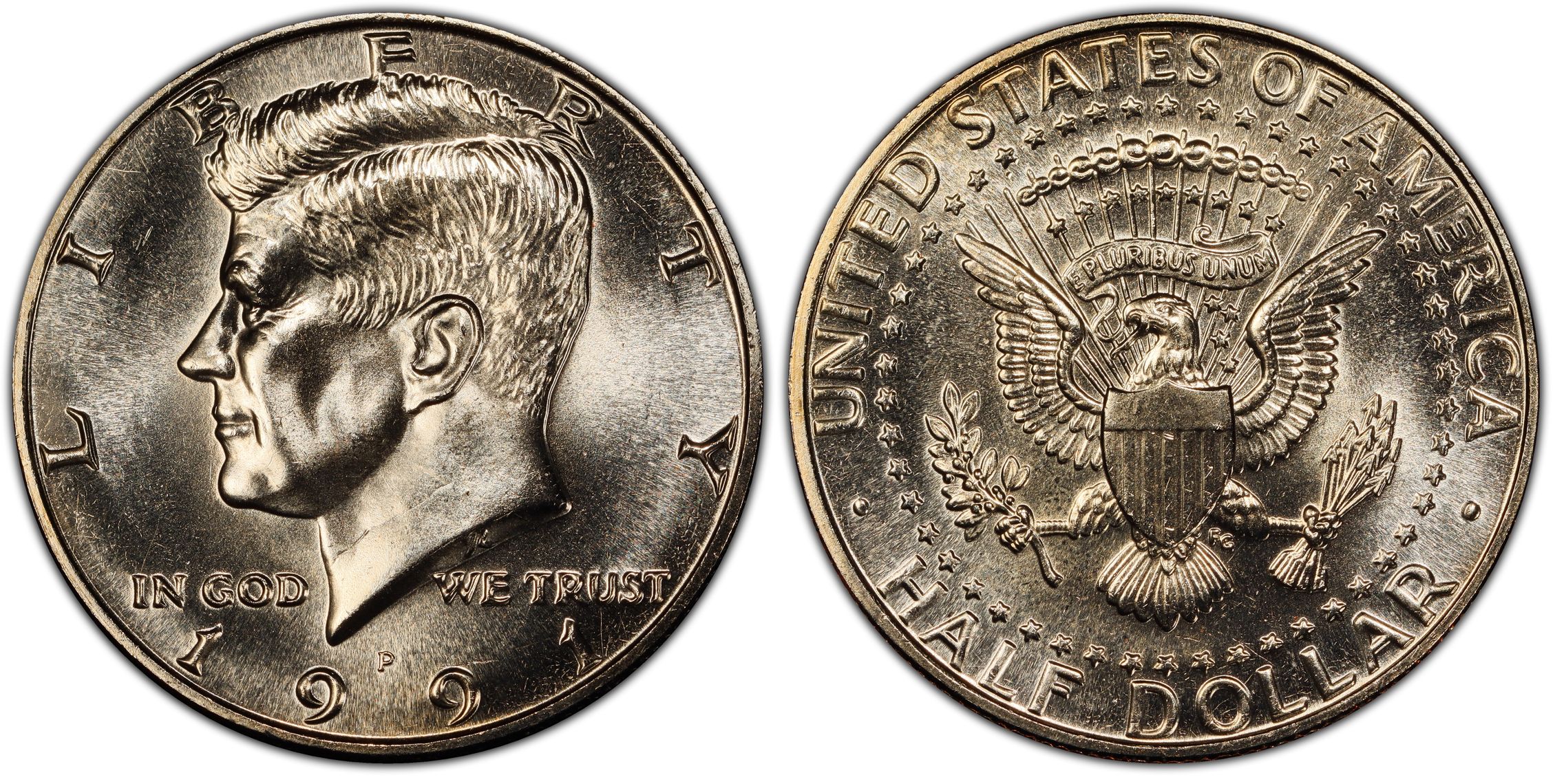 1991-P 50C (Regular Strike) Kennedy Half Dollar - PCGS CoinFacts