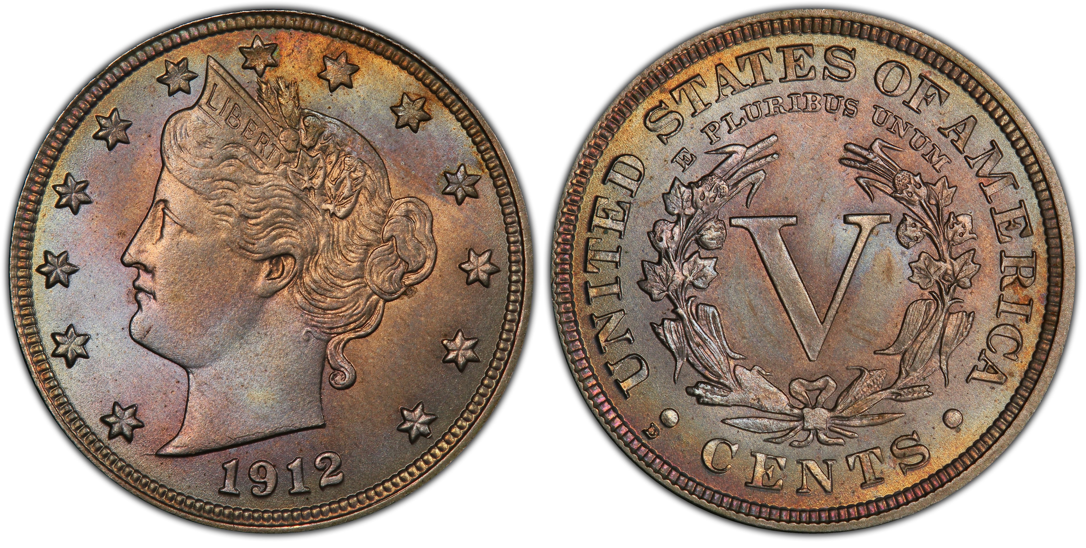 EF Uncertified 1912-D Liberty Nickel 