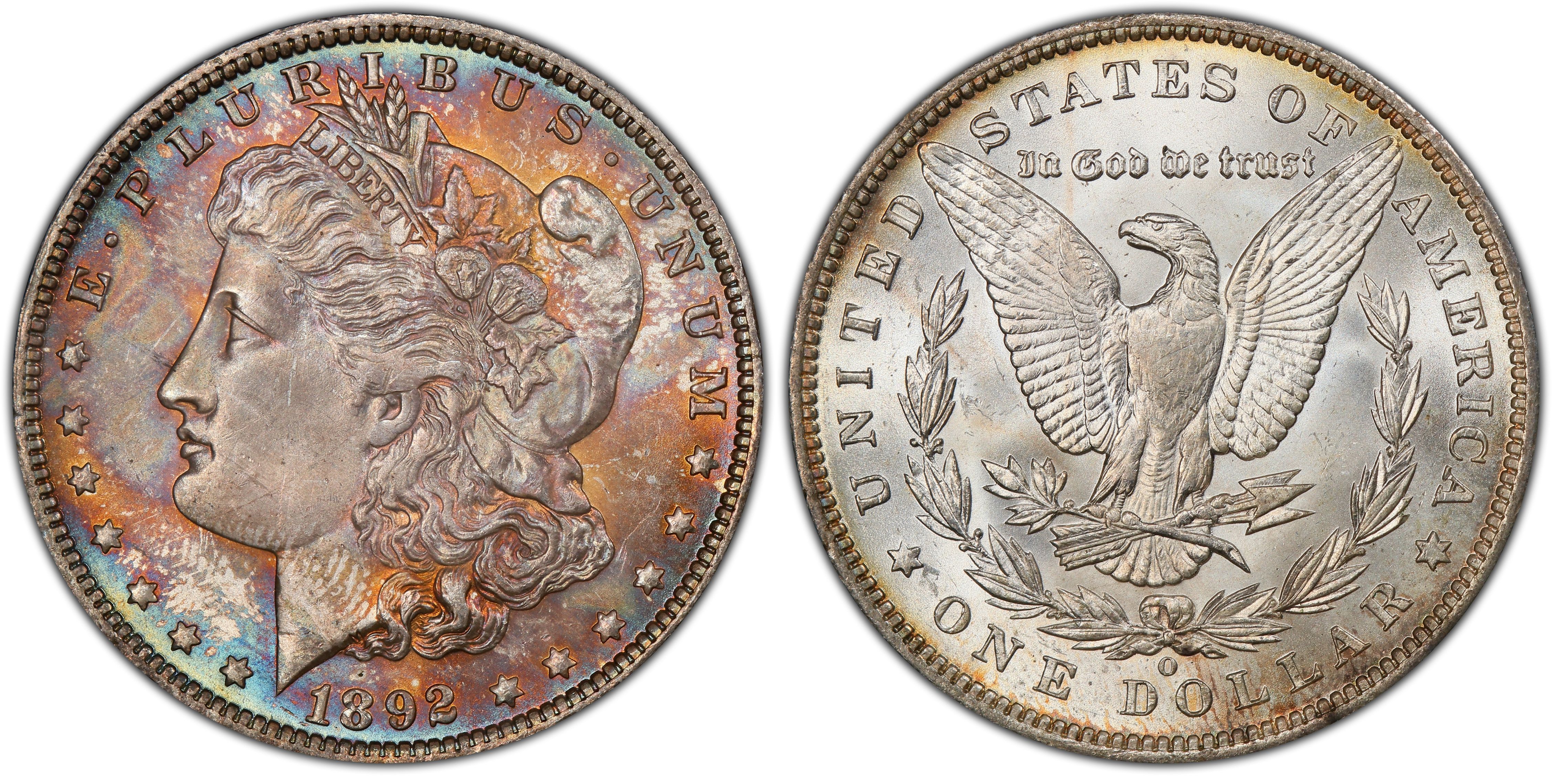 PCGS 1892-P Morgan Dollar EF45 