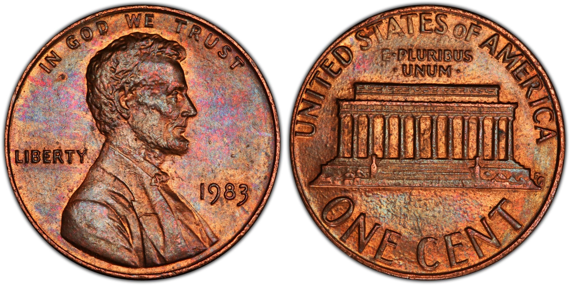 1983 1C, BN (Regular Strike) Lincoln Cent (Modern) - PCGS CoinFacts