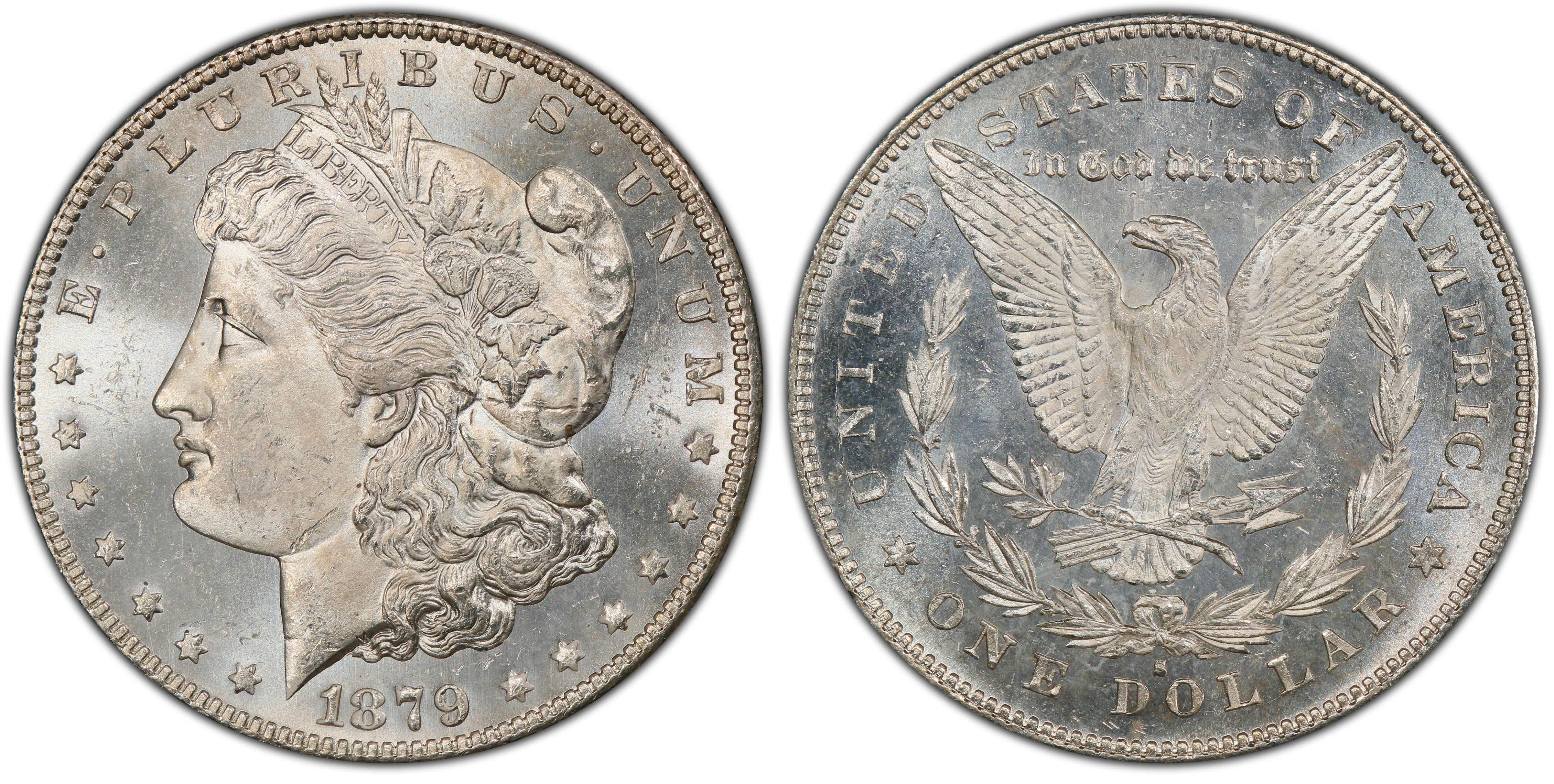 1879-S $1 VAM 43 Reverse of 1878 (Regular Strike) Morgan Dollar
