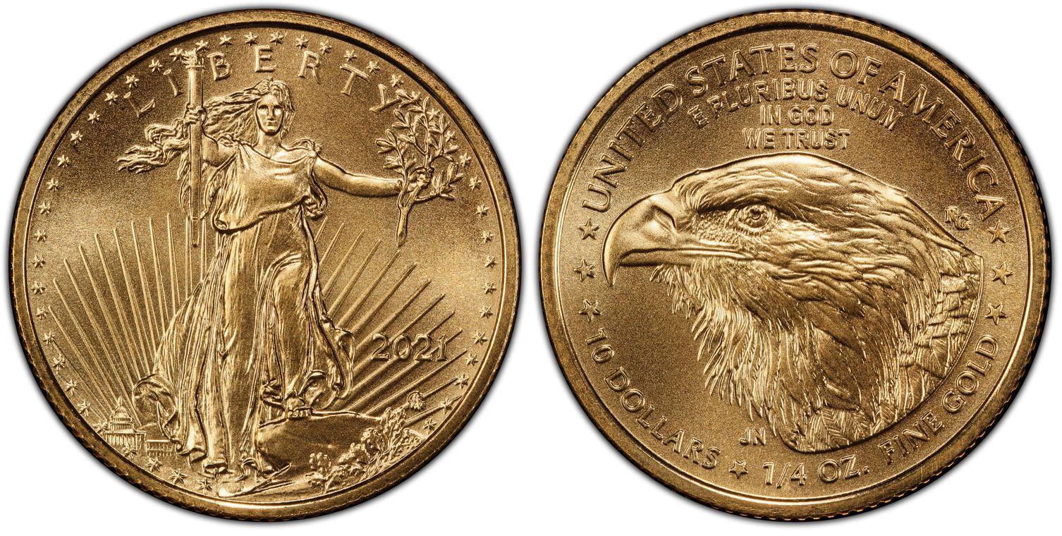 2021 10 Gold Eagle Type 2 (Regular Strike) Gold Eagles PCGS CoinFacts