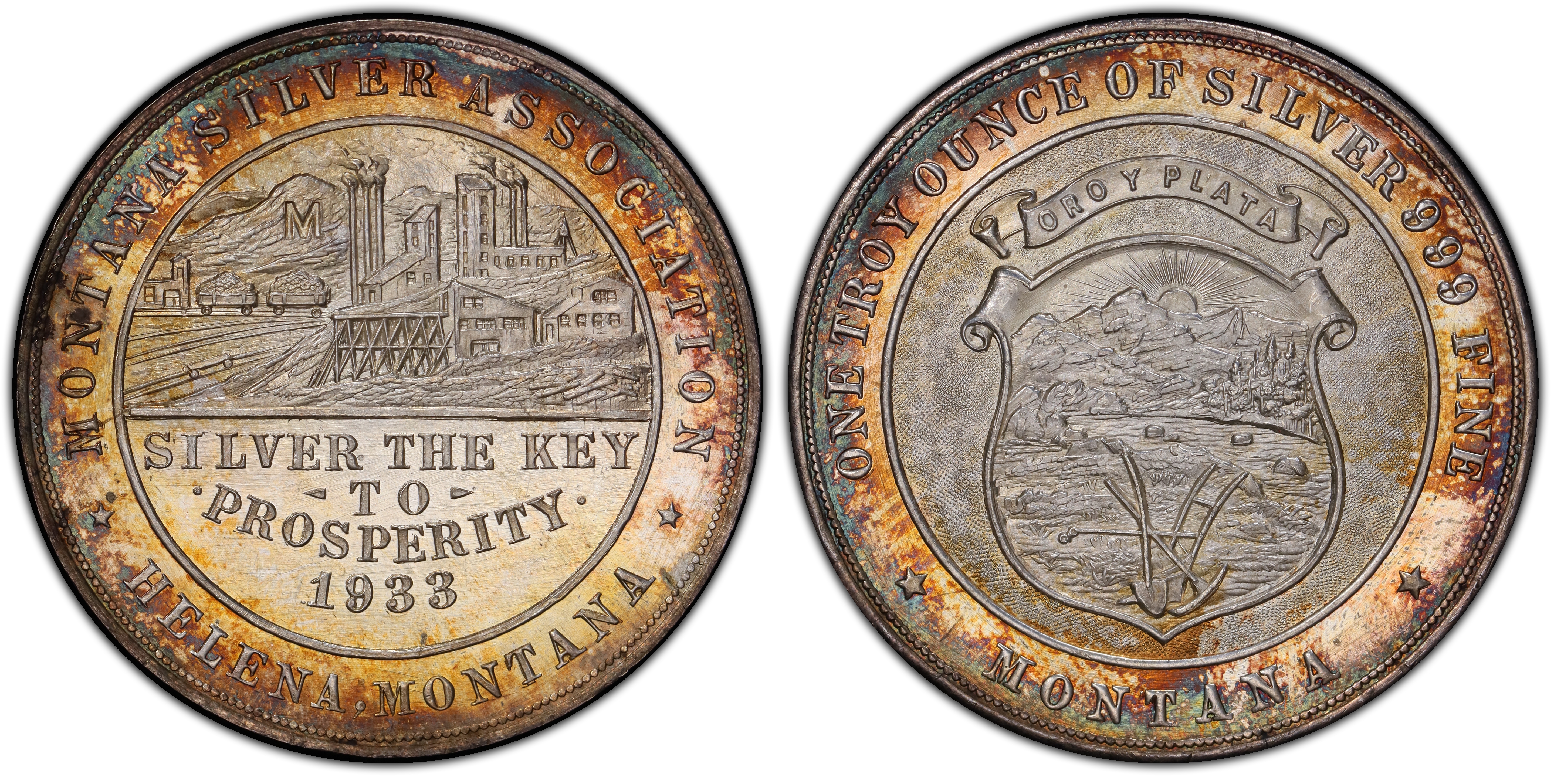 1933 SC$1 HK-820 Montana Dollar (Regular Strike) So-Called