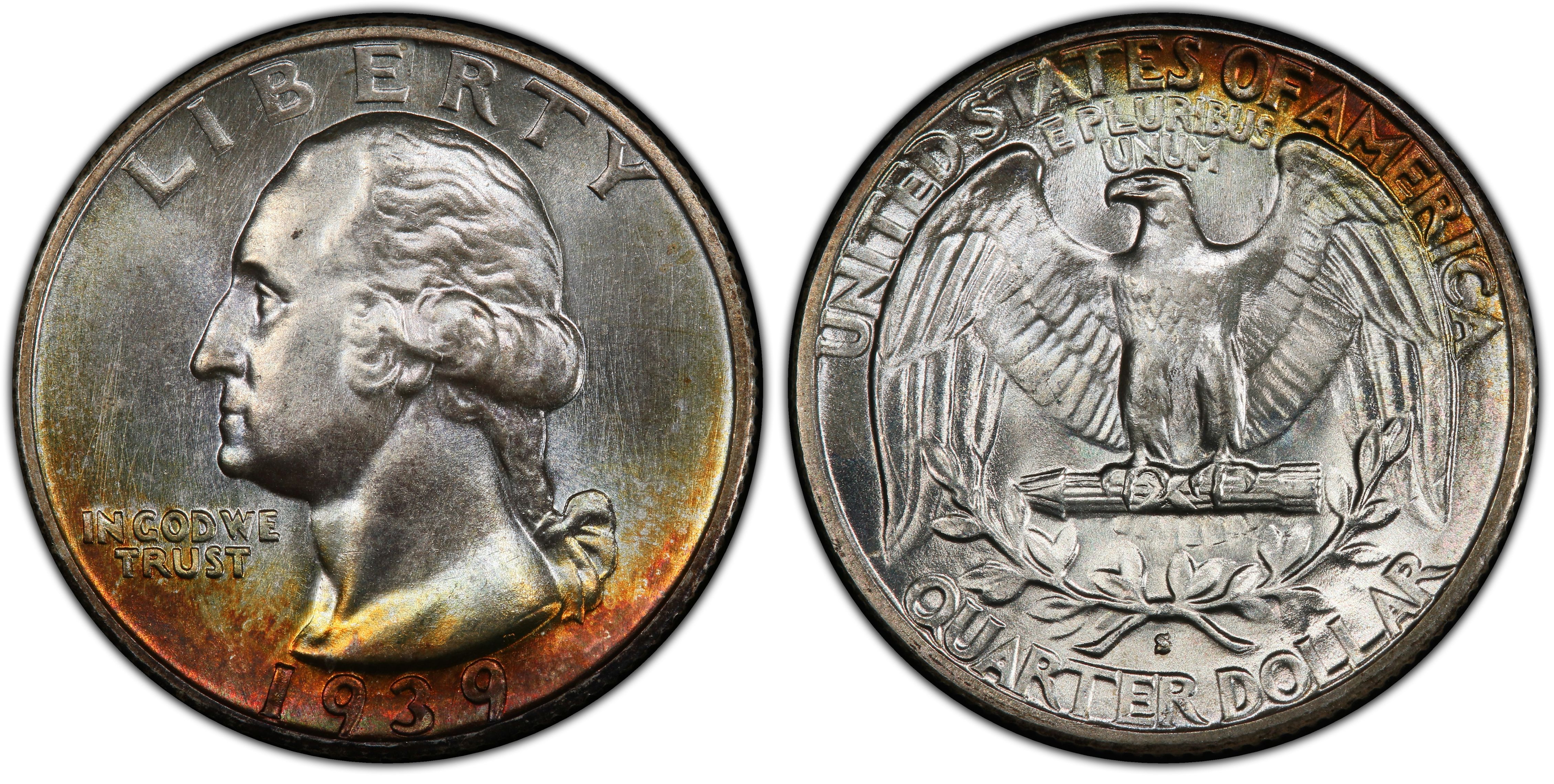 1939-S 25C (Regular Strike) Washington Quarter - PCGS CoinFacts