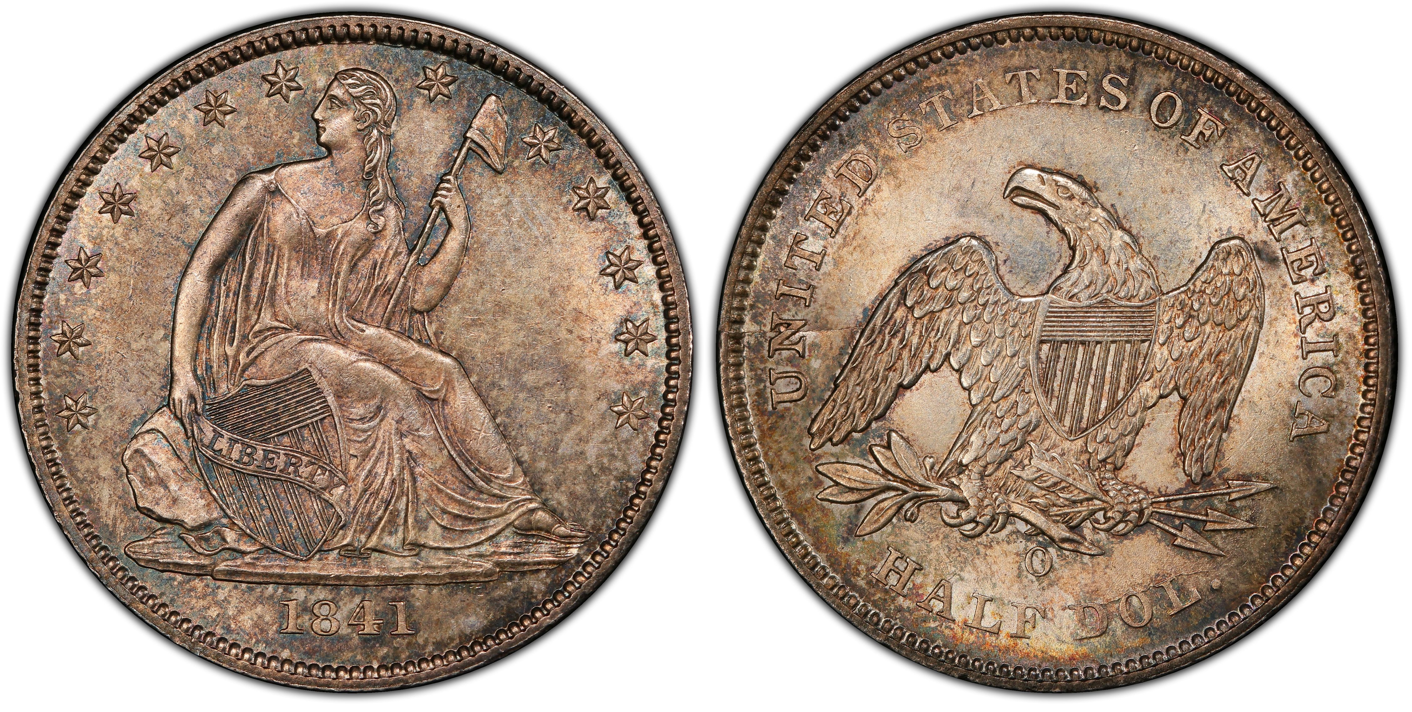 1841-O 50C (Regular Strike) Liberty Seated Half Dollar - PCGS