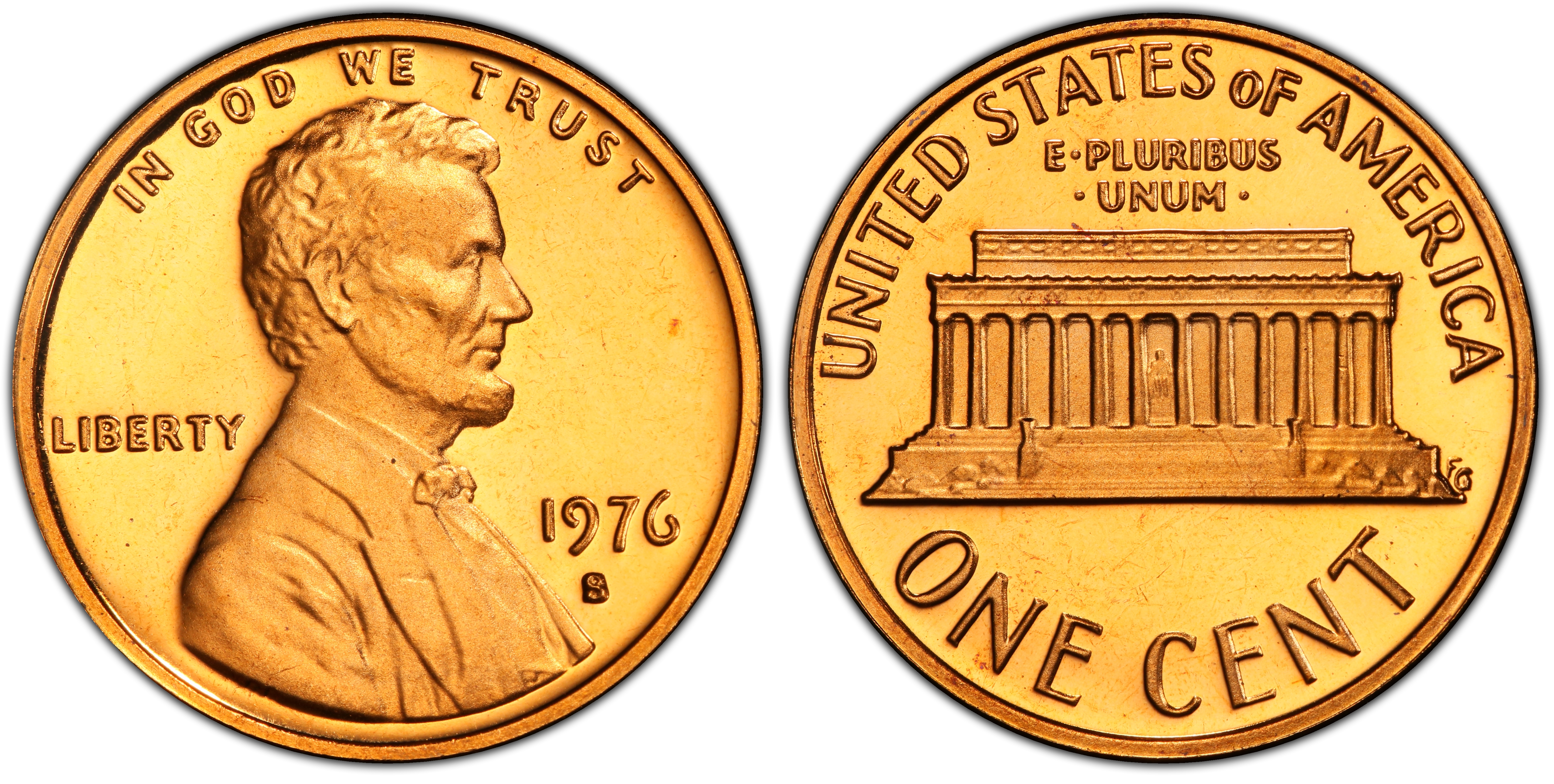 1976-S 1C, DCAM (Proof) Lincoln Cent (Modern) - PCGS CoinFacts