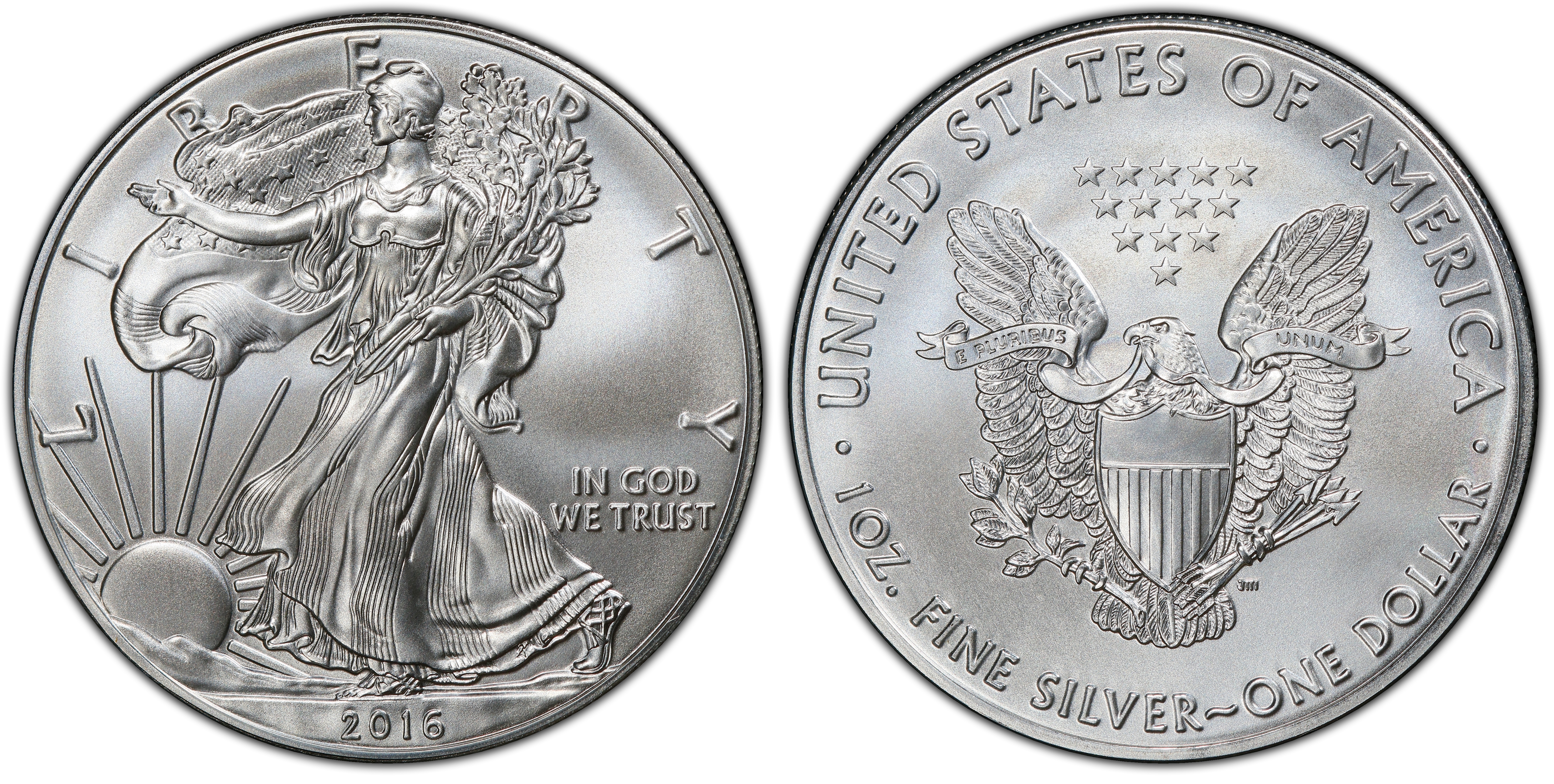 2016 $1 Silver Eagle 30th Anniversary (Regular Strike) Silver