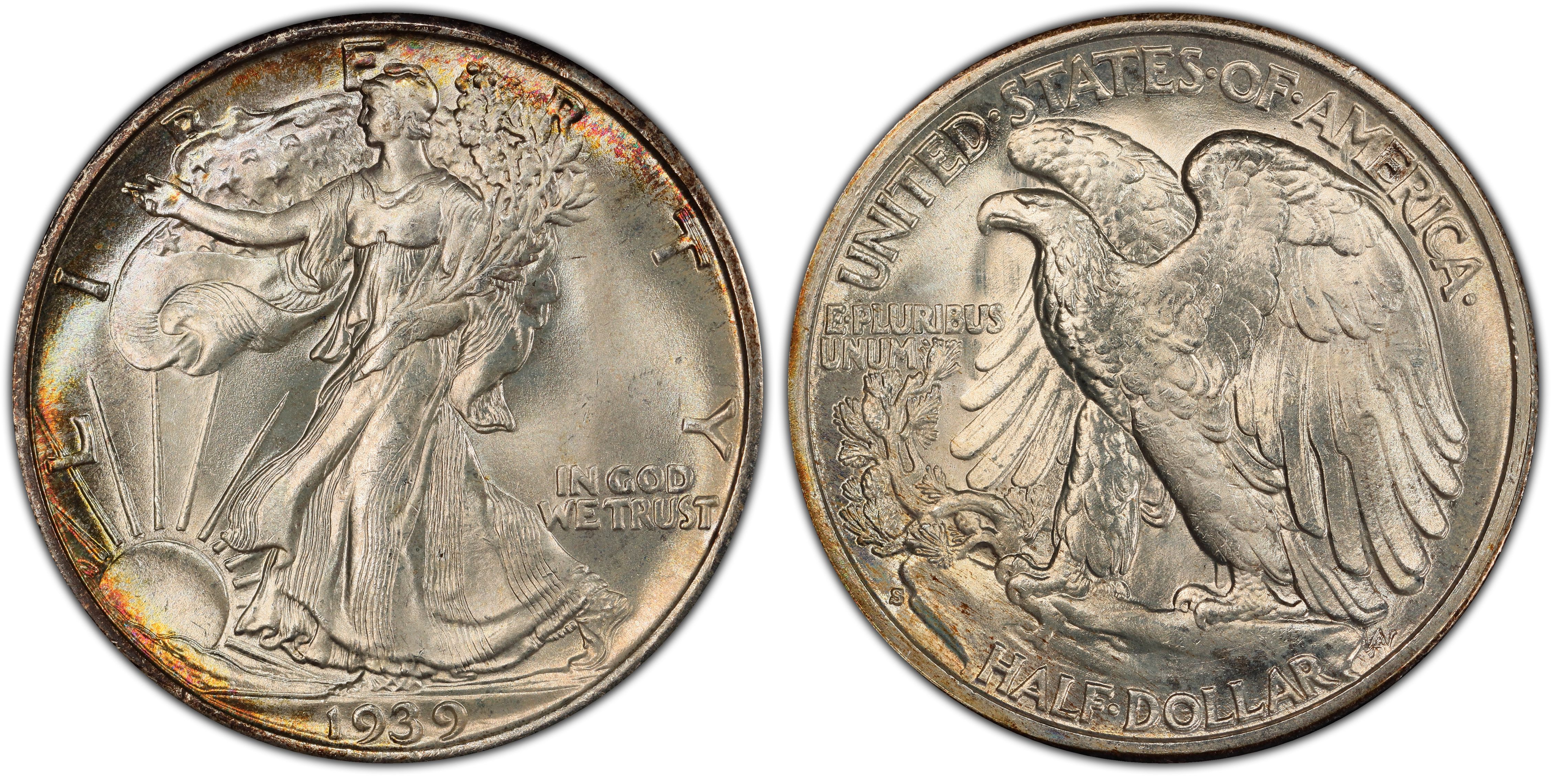 1939-S 50C (Regular Strike) Walking Liberty Half Dollar - PCGS