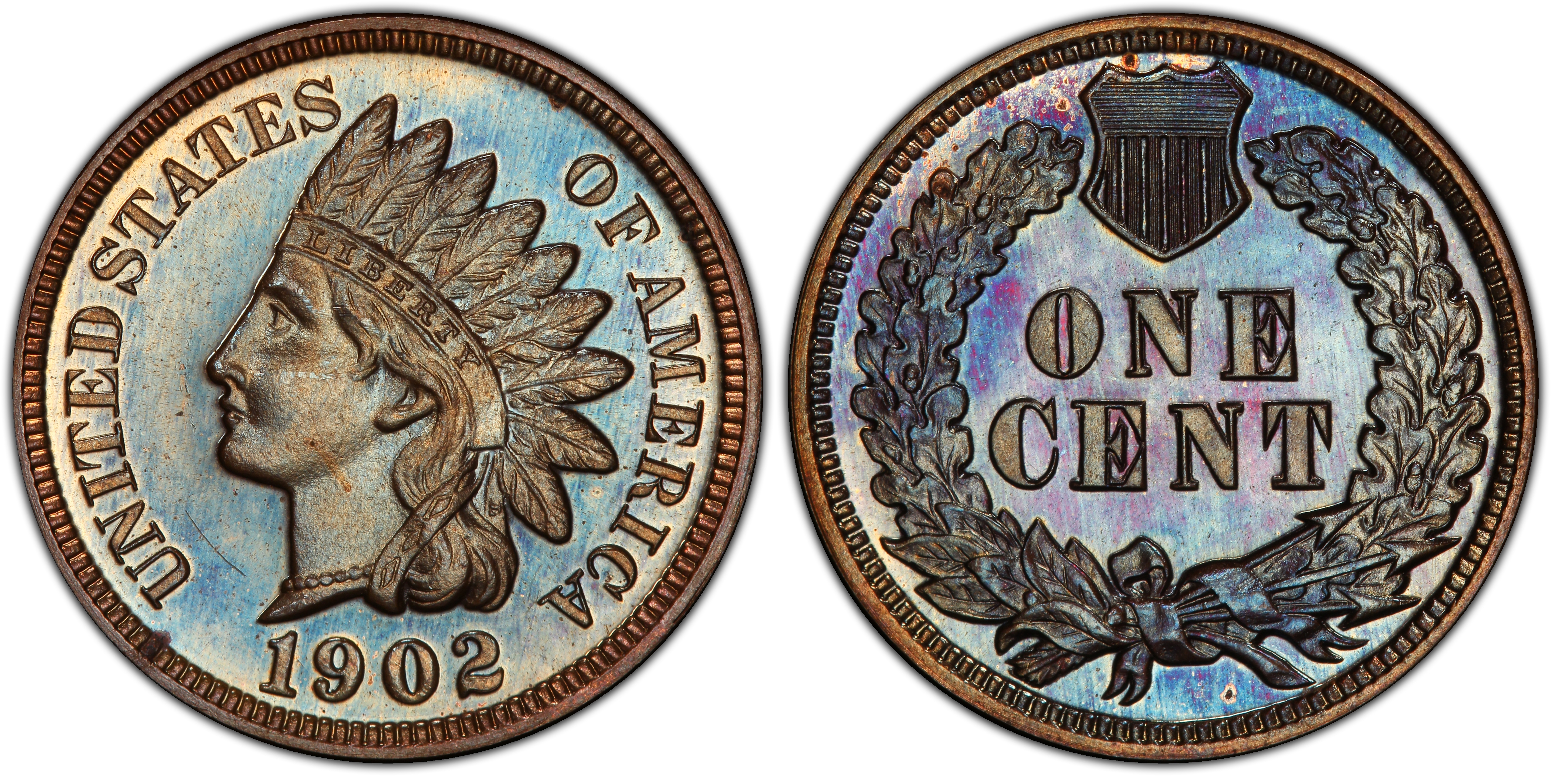 1902 1C, BN (Proof) Indian Cent - PCGS CoinFacts