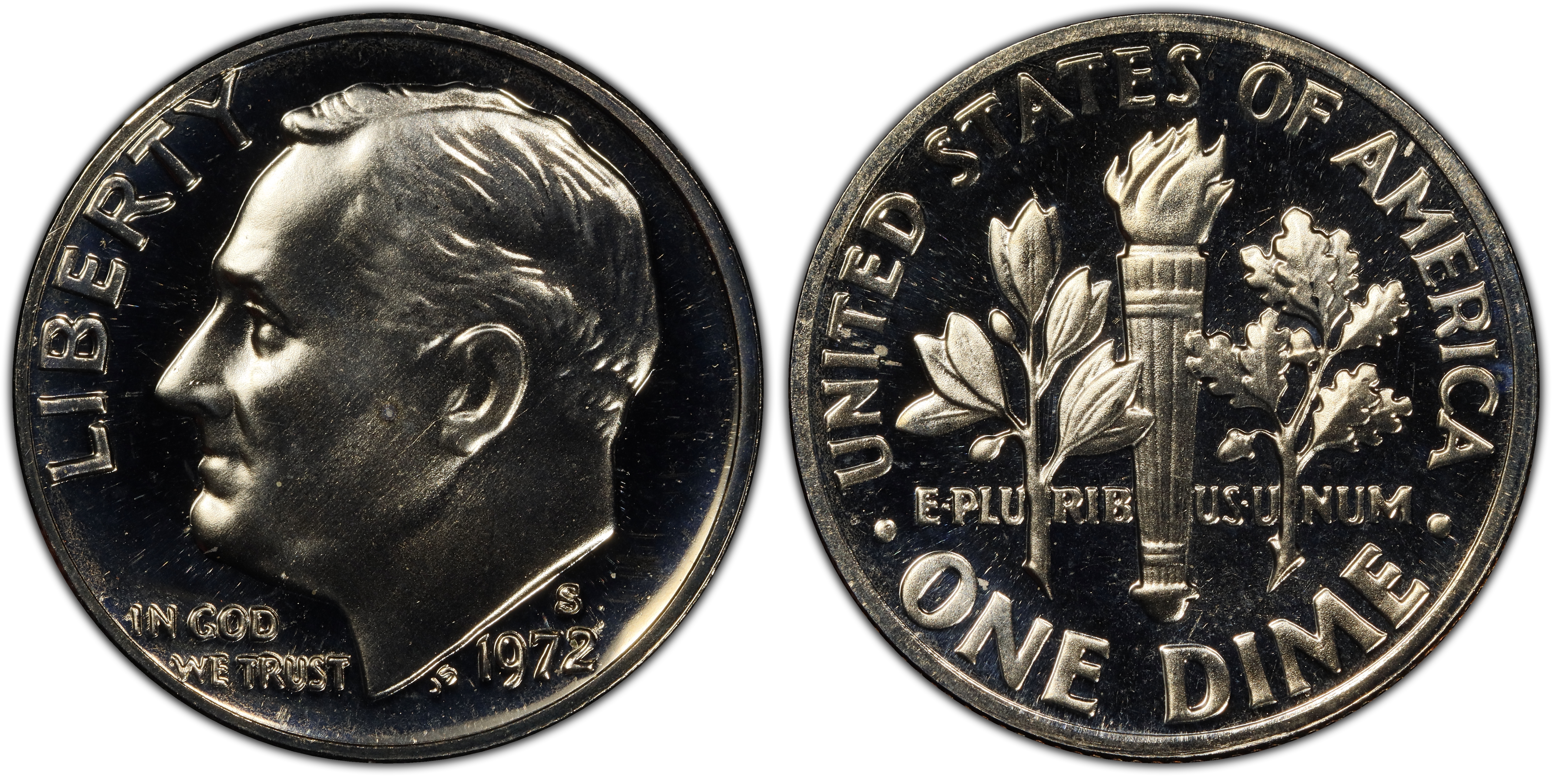 1972-S 10C (Proof) Roosevelt Dime - PCGS CoinFacts