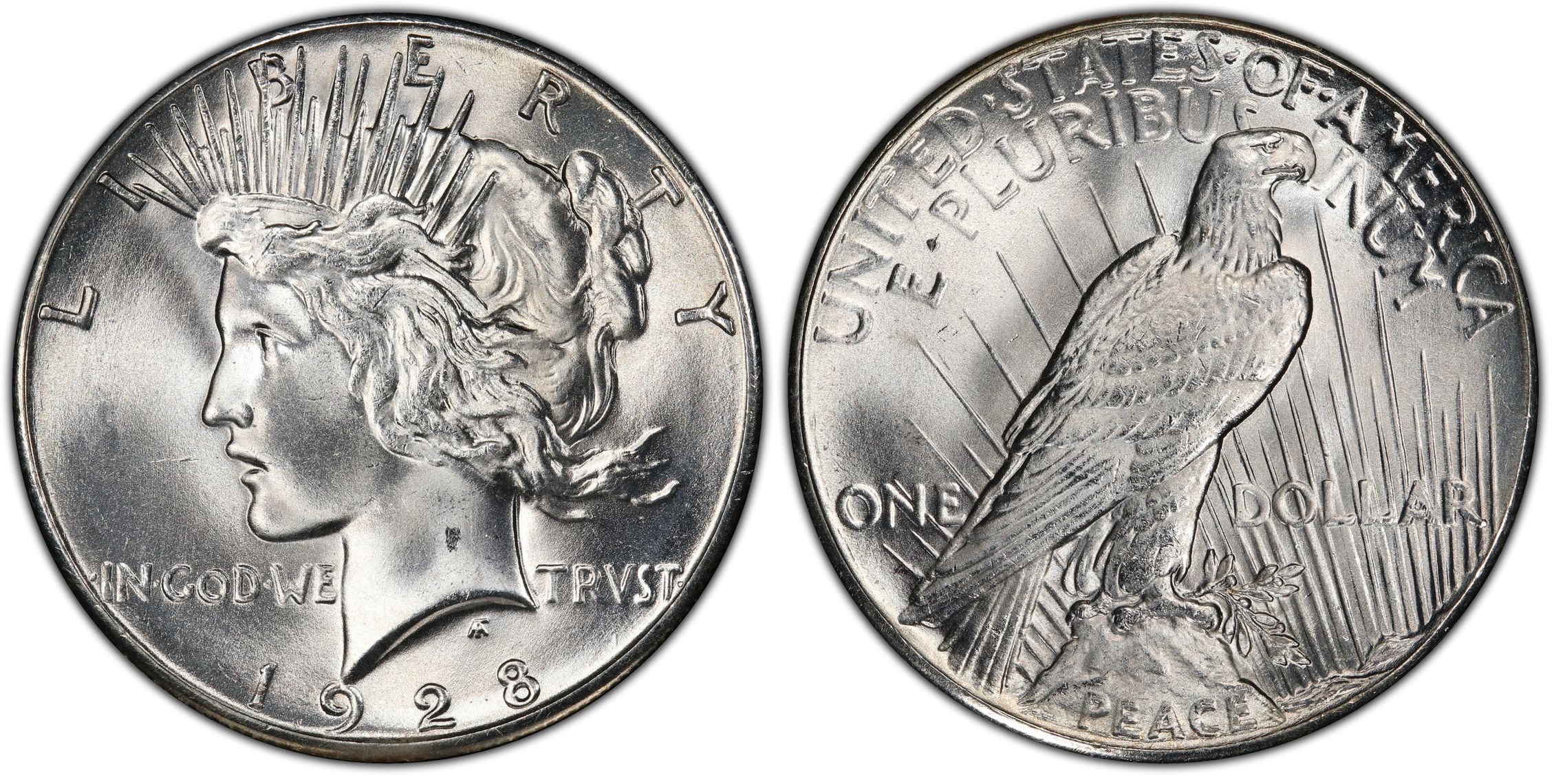 1928 $1 (Regular Strike) Peace Dollar - PCGS CoinFacts