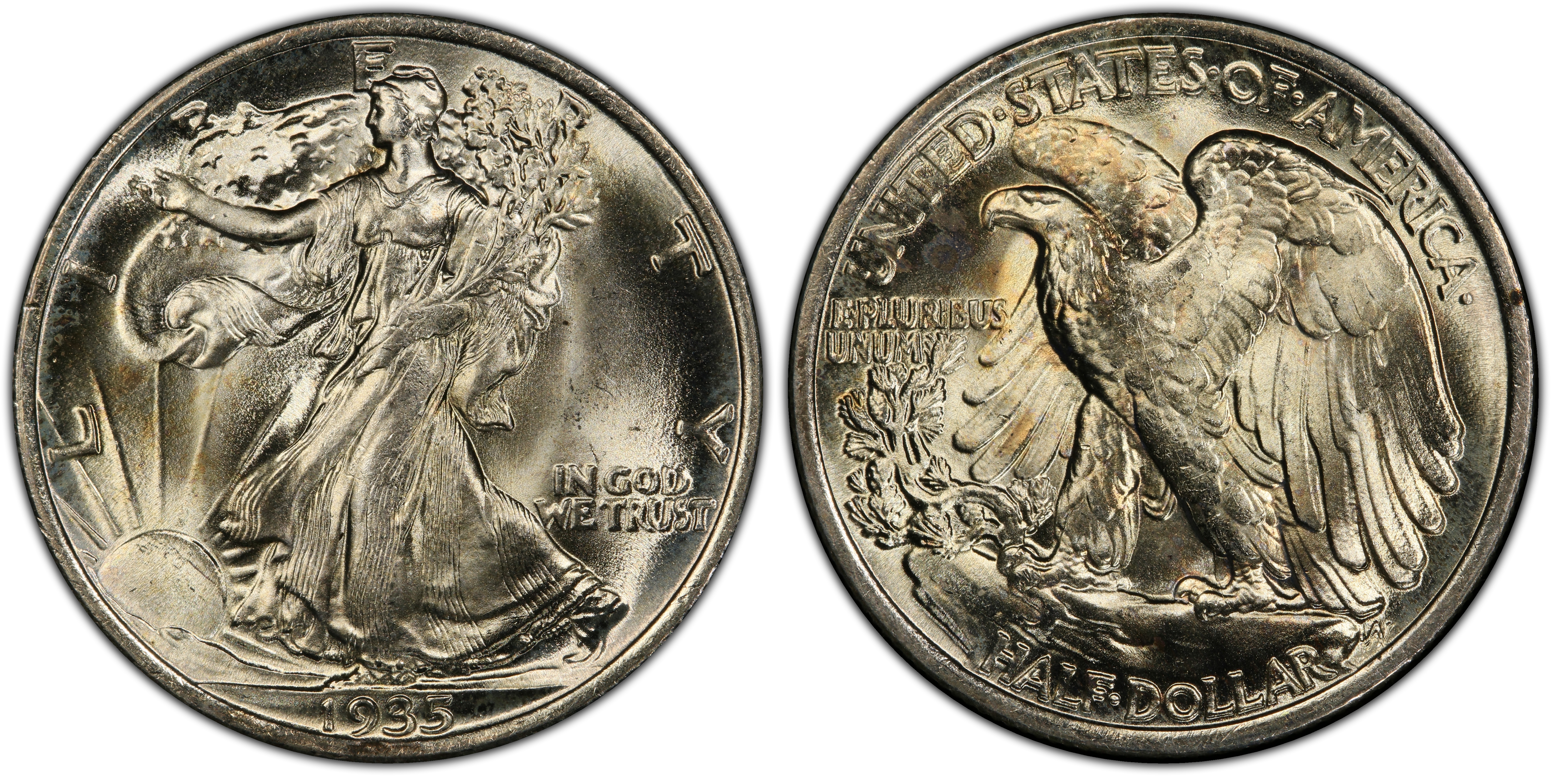 1935 50C (Regular Strike) Walking Liberty Half Dollar - PCGS CoinFacts