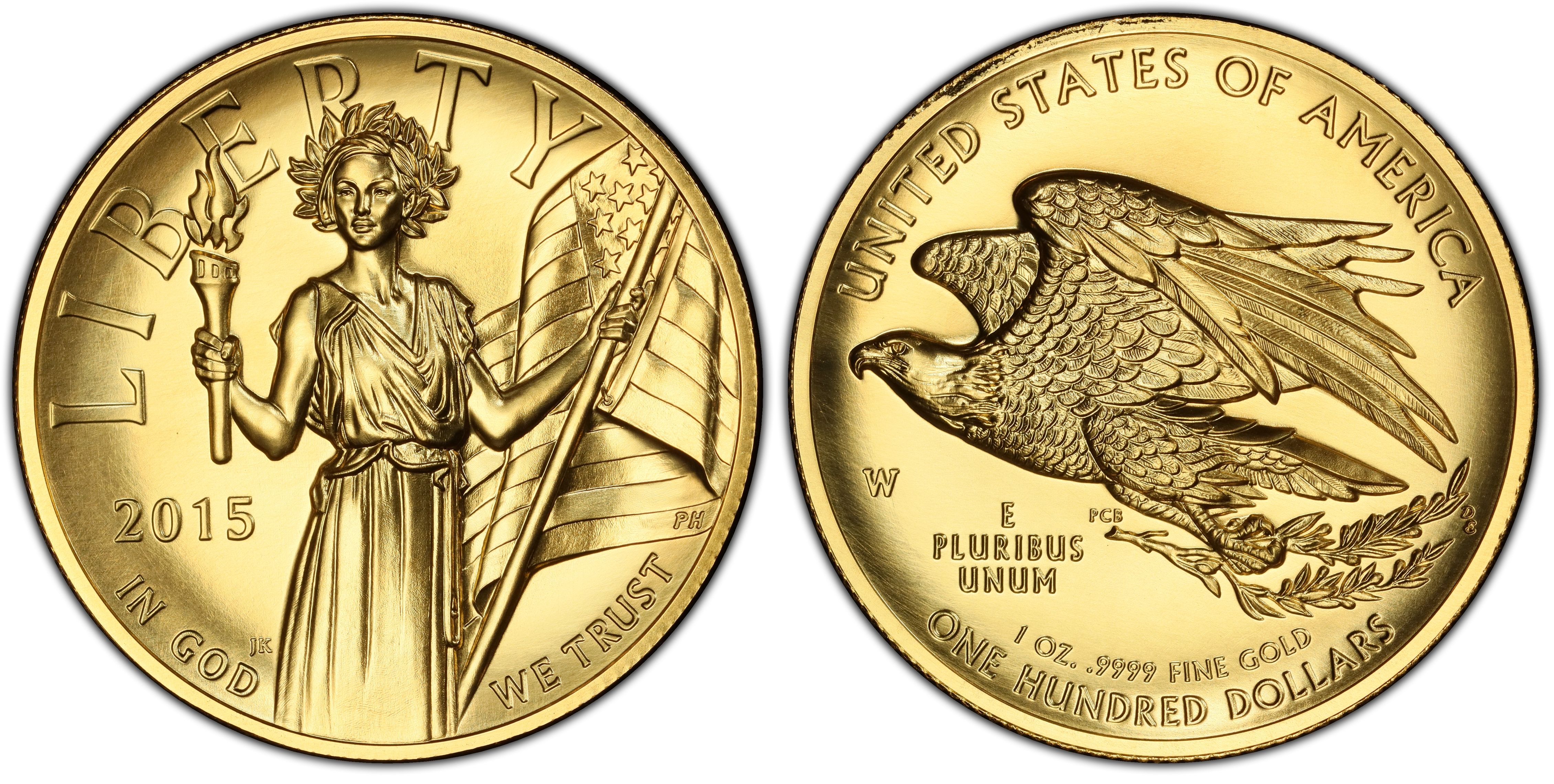 2015-W $100 High Relief .9999 Fine Gold (Regular Strike) American