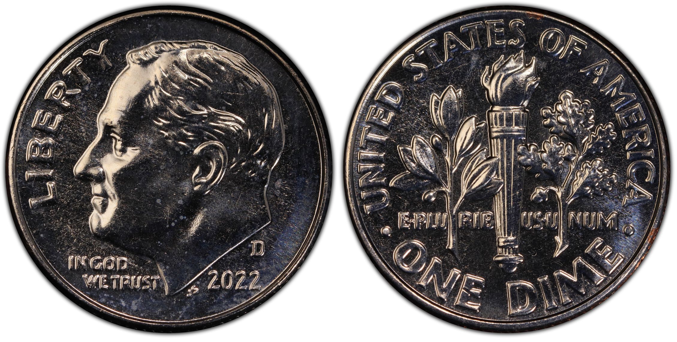 A 1965 to store 2022 P/D Roosevelt dime collection!