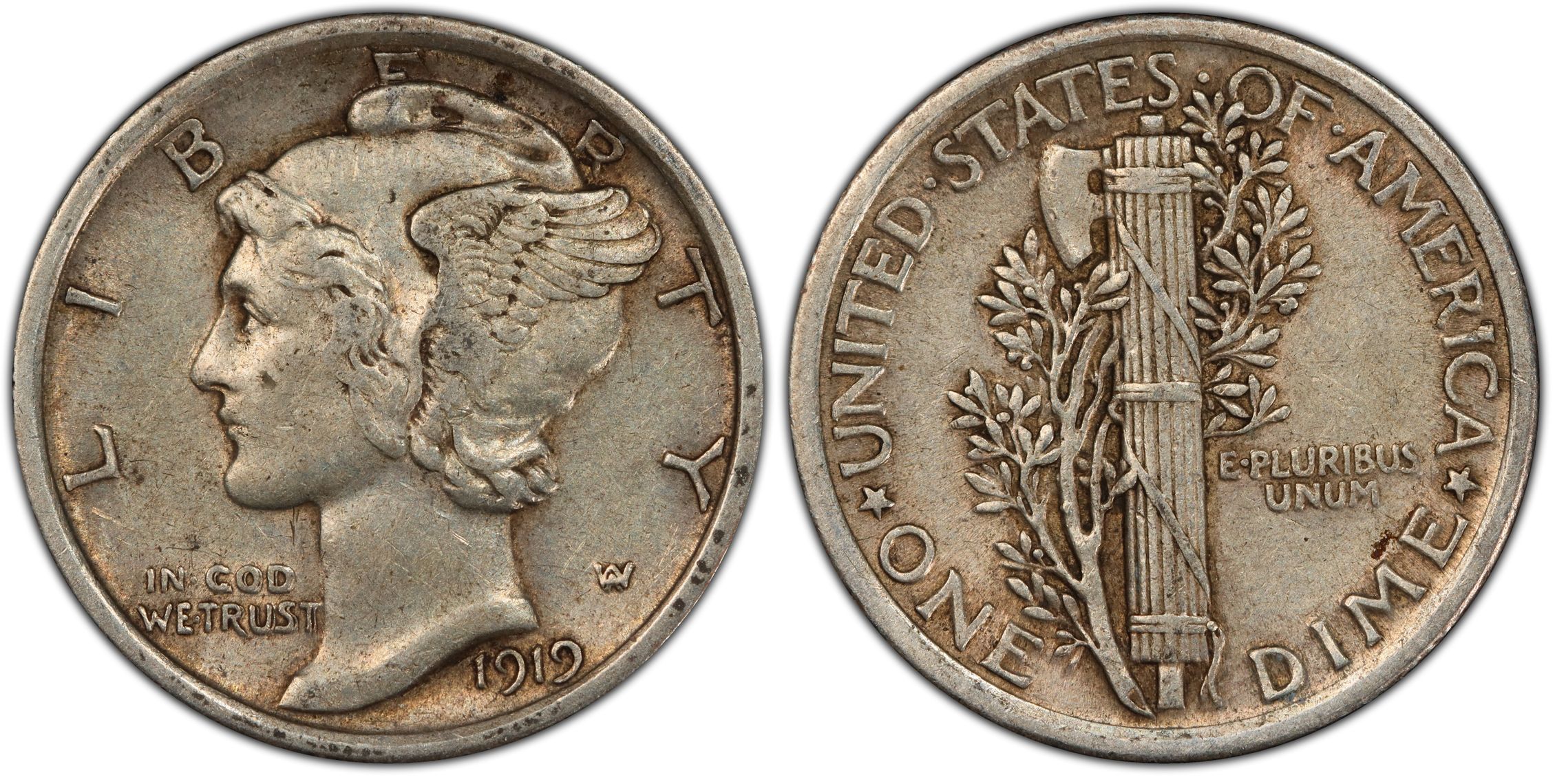 Fashion mercury dime w